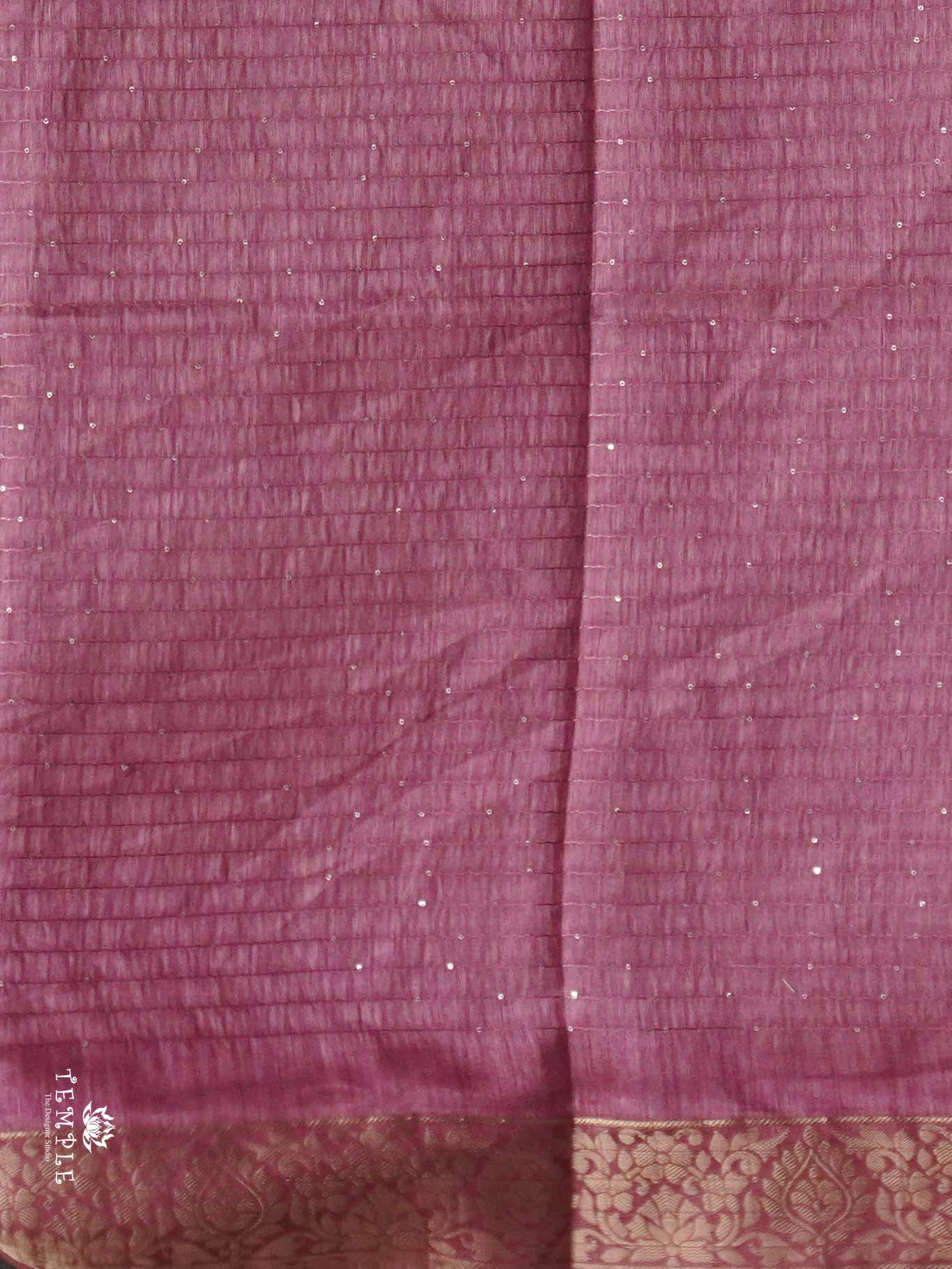 Sequins Semi Tussar Saree | TTDS2592