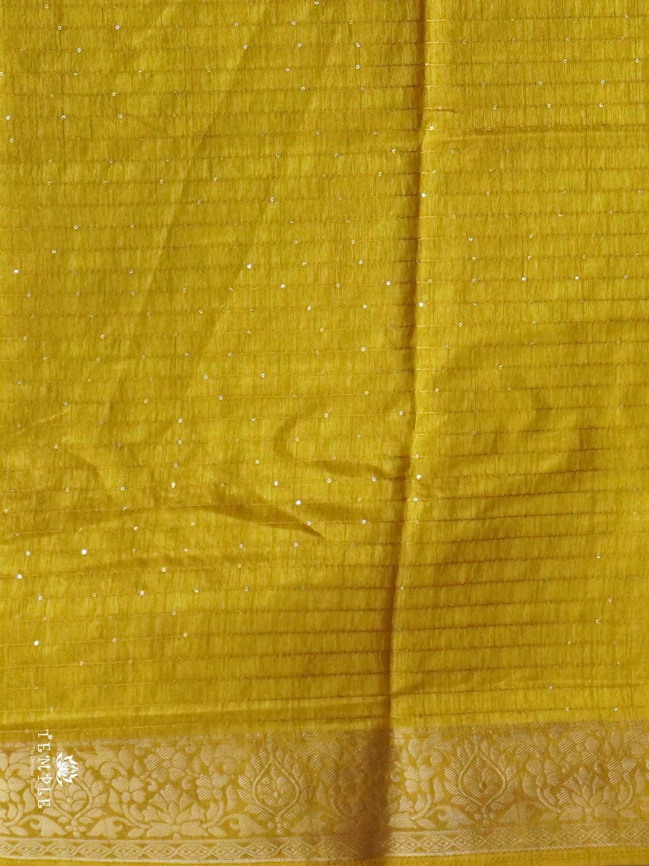 Sequins Semi Tussar Saree | TTDS2592