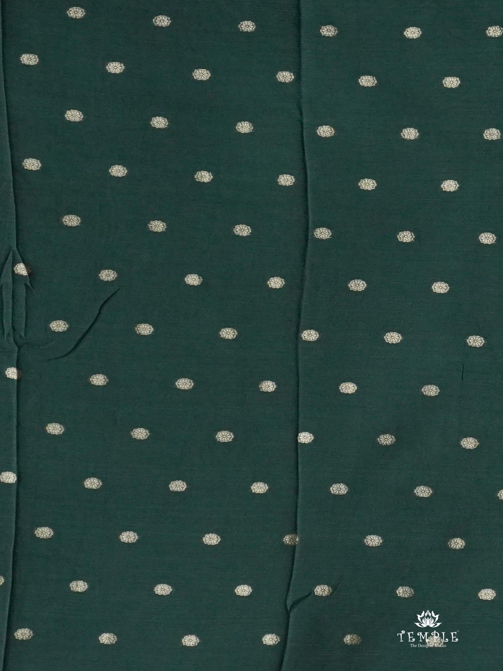 Semi Mysore Silk Saree With Deer Motif | TTDS2597