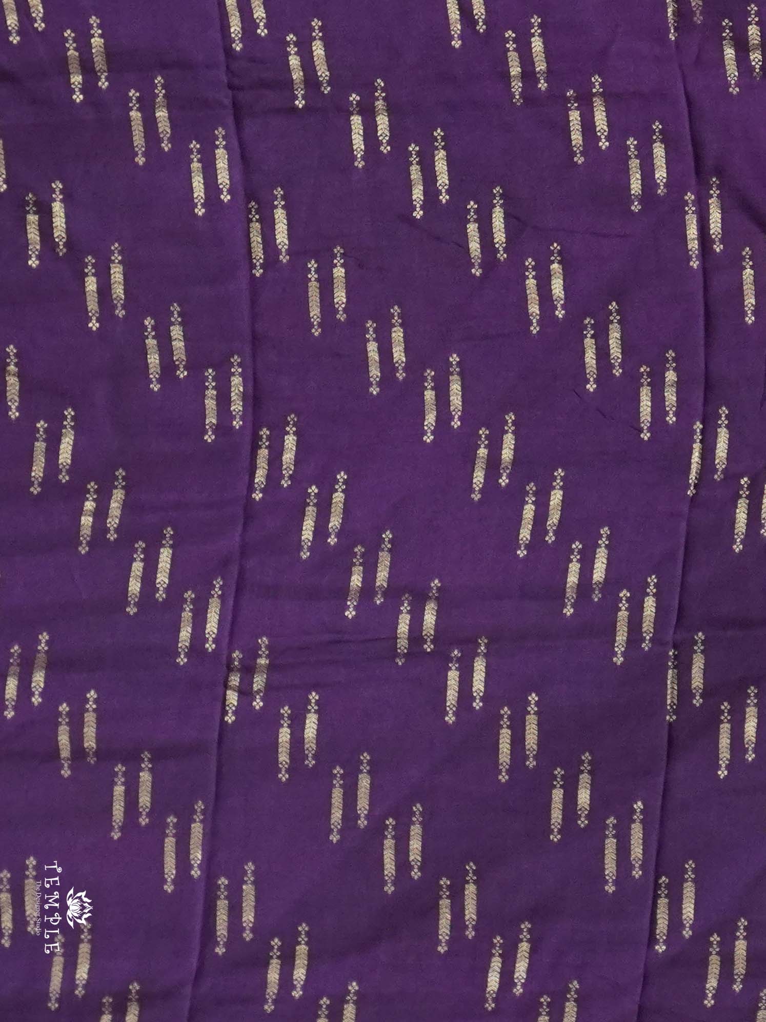 Semi Mysore Silk Saree With Deer Motif | TTDS2597