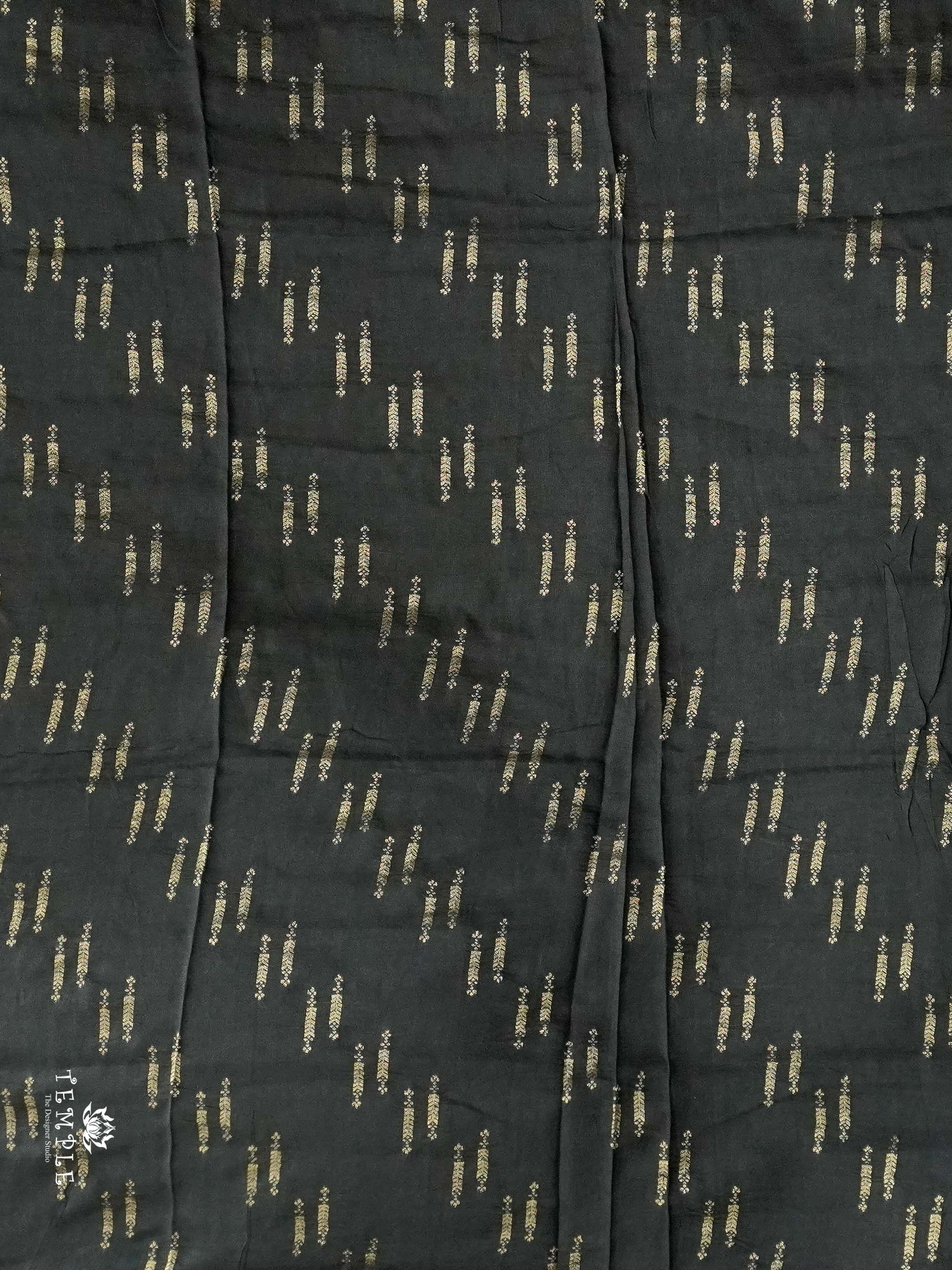 Semi Mysore Silk Saree With Deer Motif | TTDS2597
