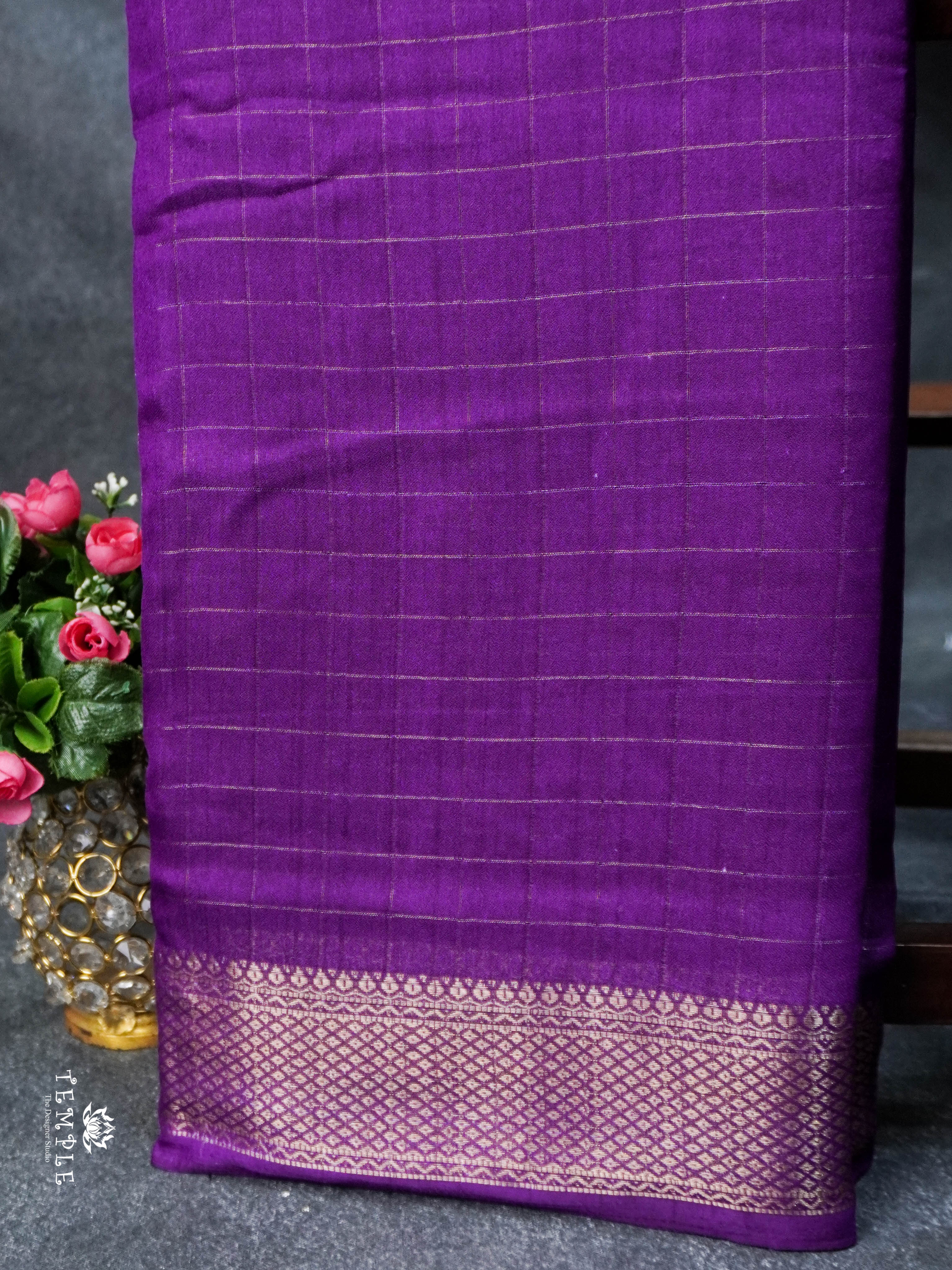 Crush Mysore Crepe Silk  Saree | TTDS1624 | PRE BOOKING