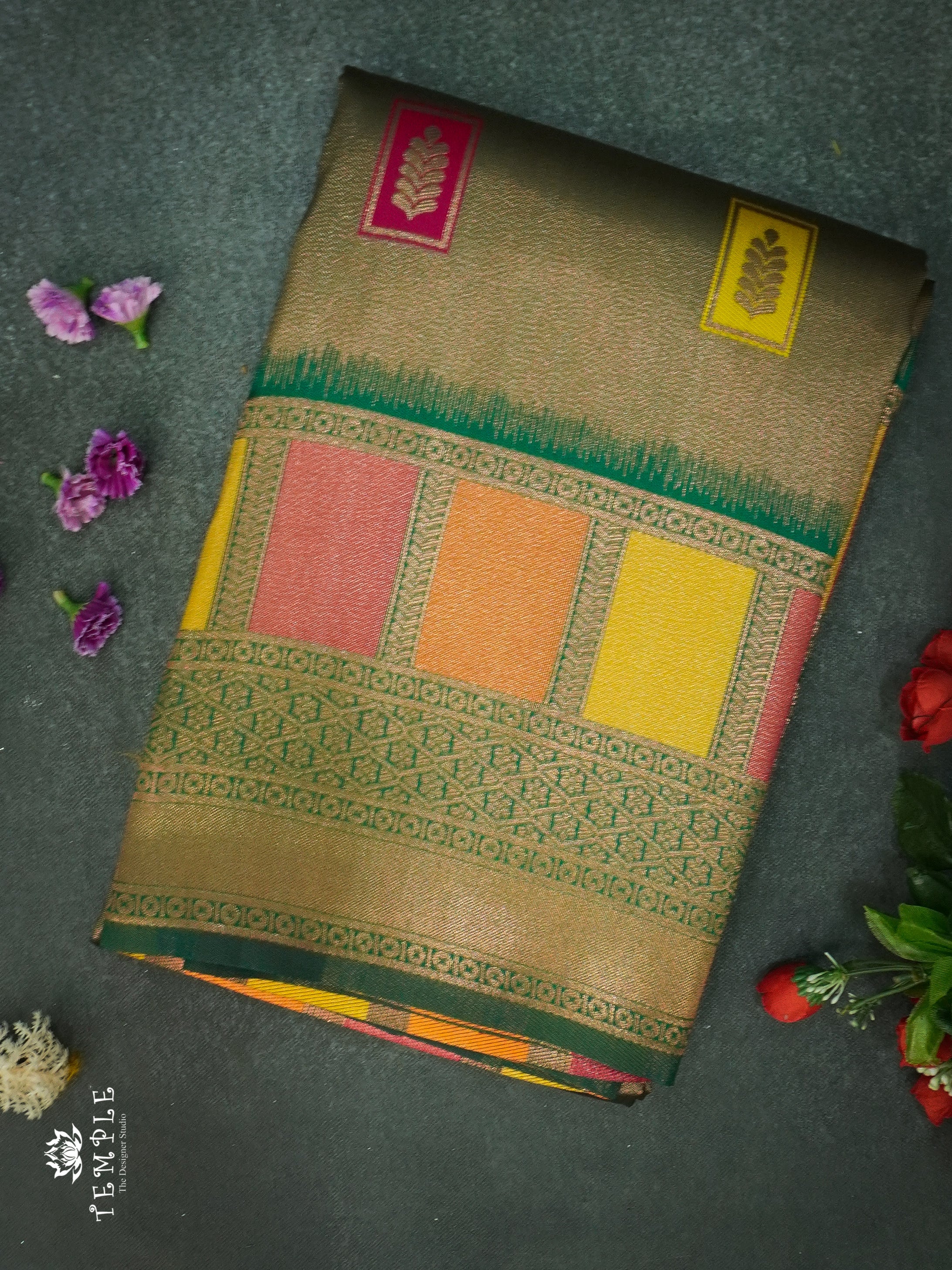 Semi Kanchi Silk Saree | TTDS1194 | Sparkling Deals