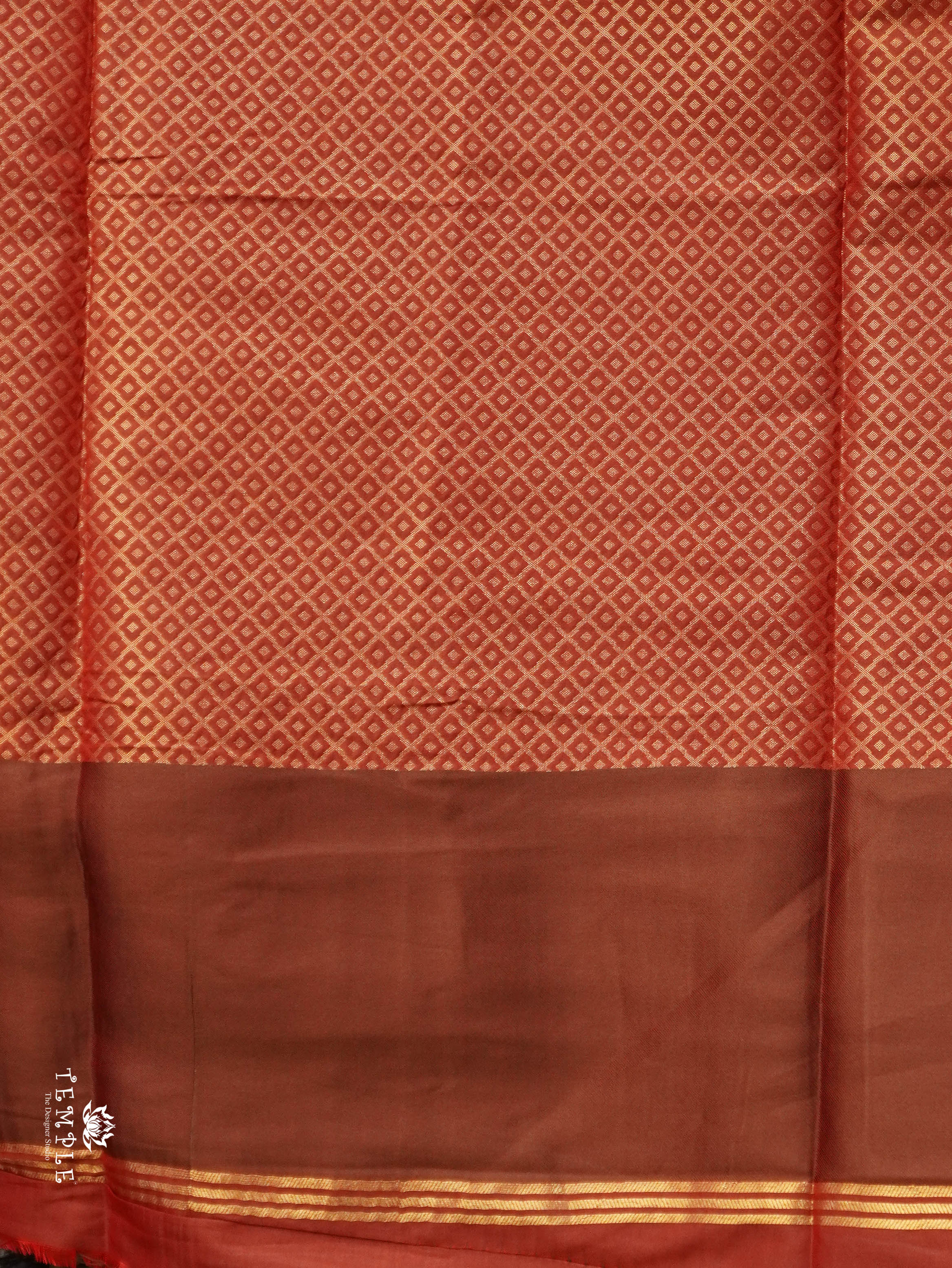 Semi Silk Saree With Kolam Designs | TTDS3081