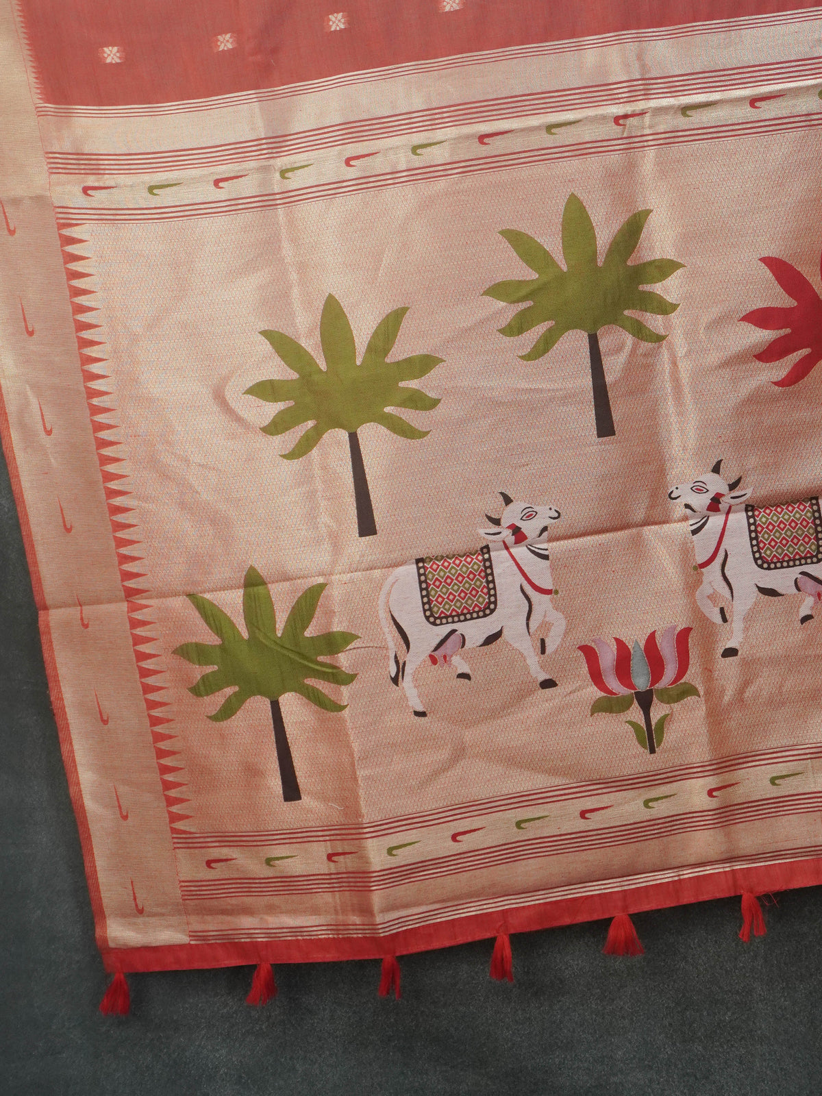 Chanderi Cotton Saree | TTDS3495