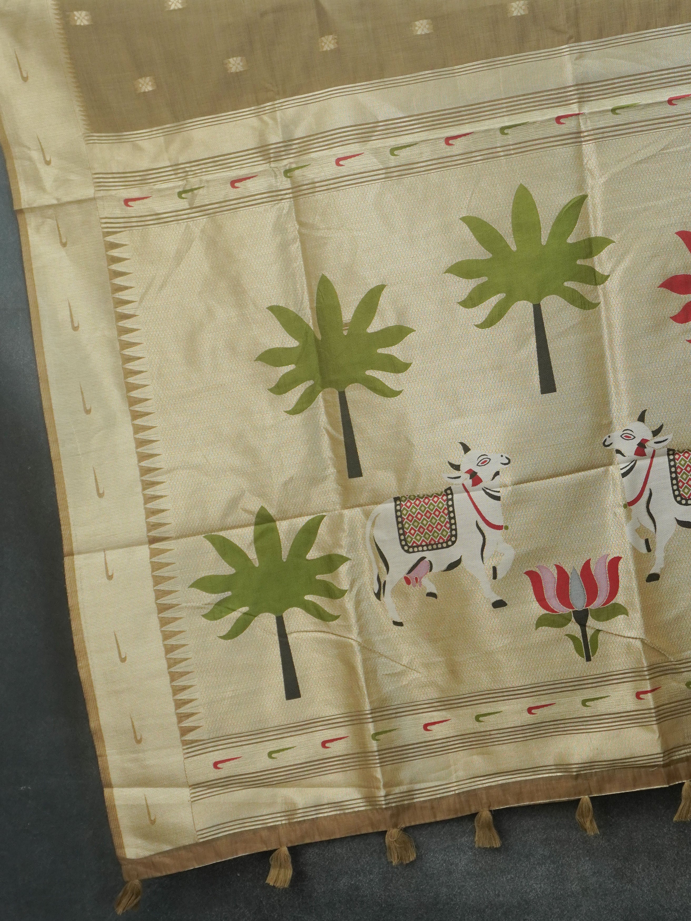 Chanderi Cotton Saree | TTDS3495