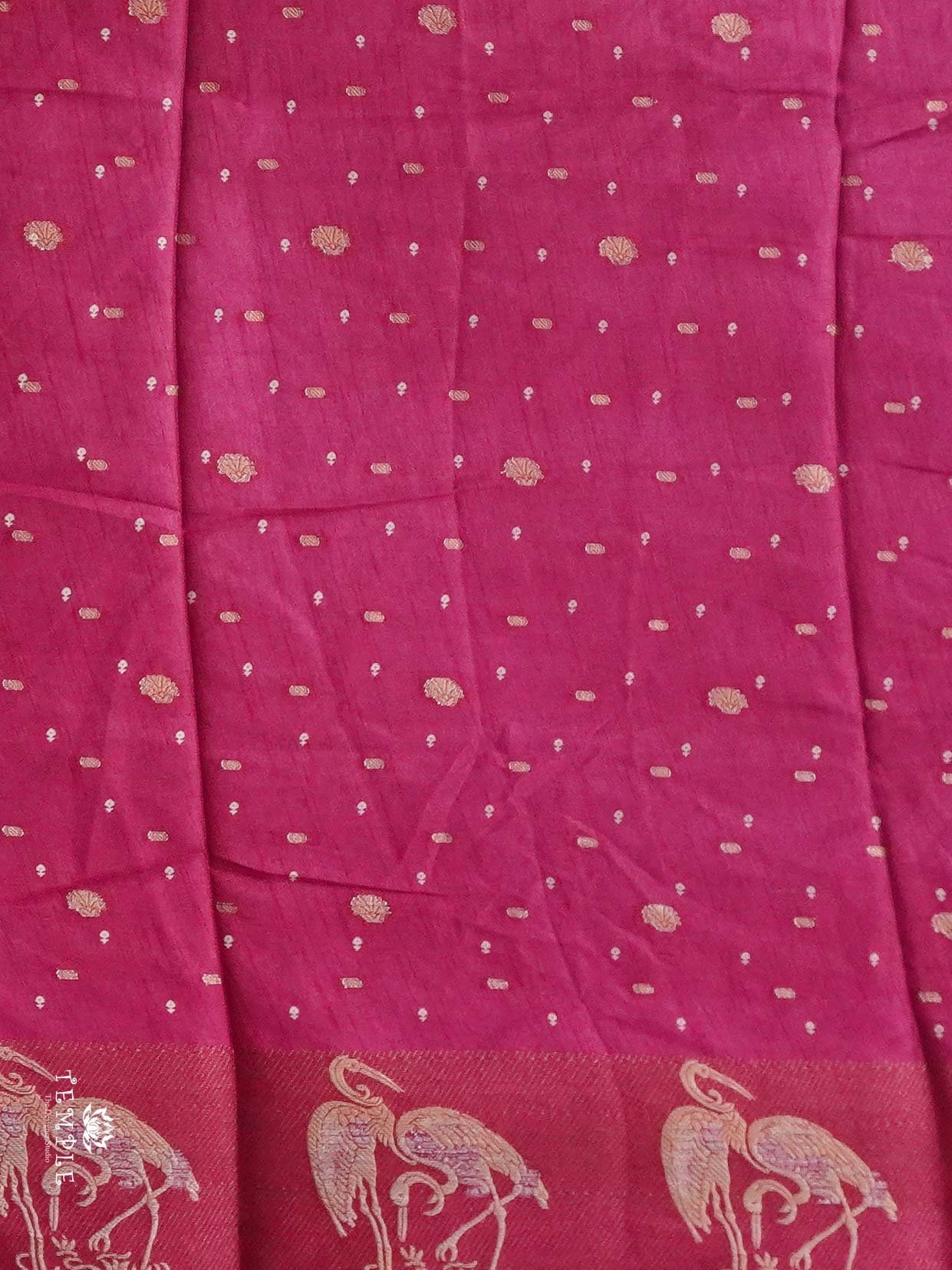 Printed Tussar Saree | TTDS2606