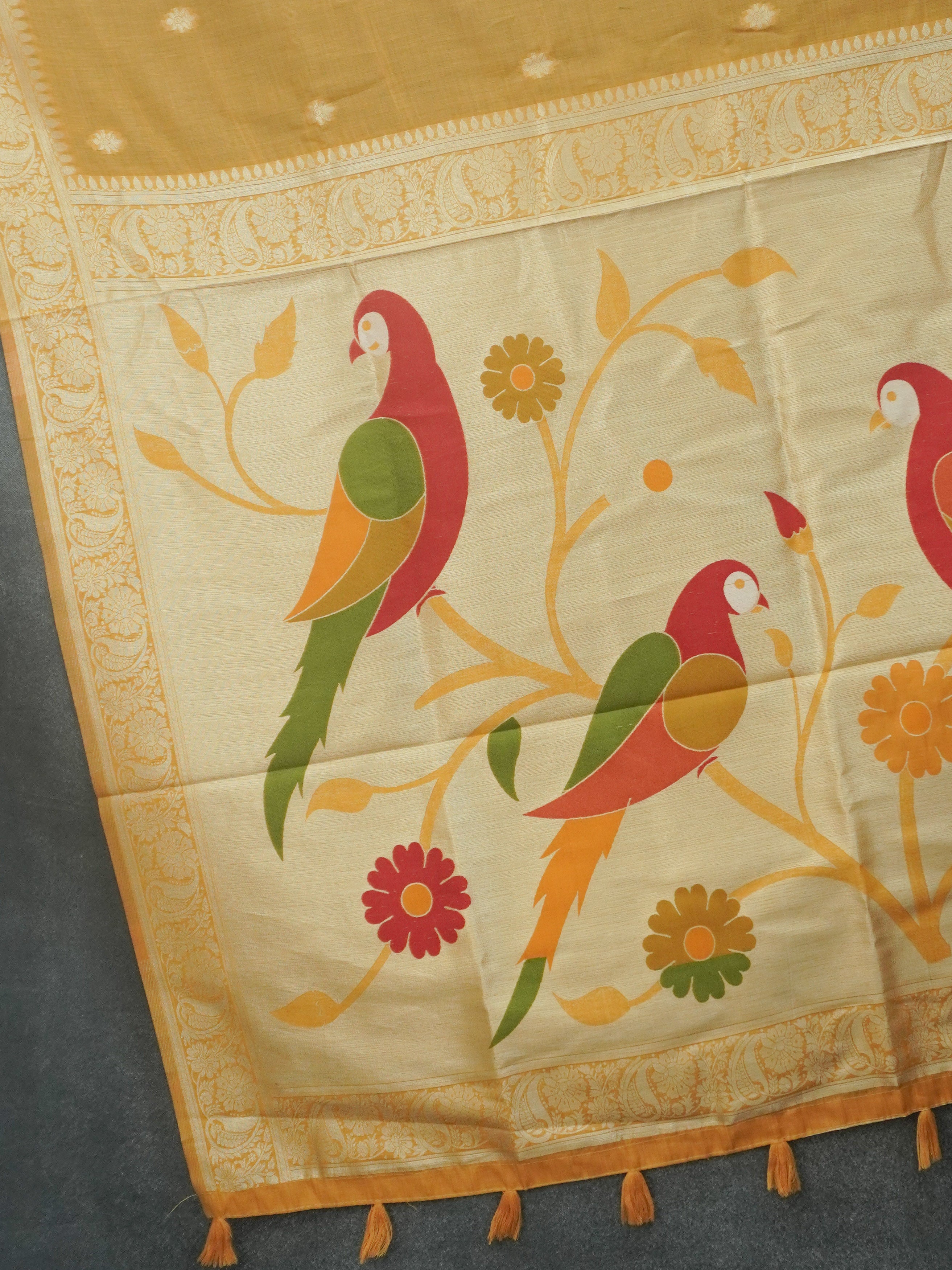 Chanderi Cotton Saree | TTDS3513