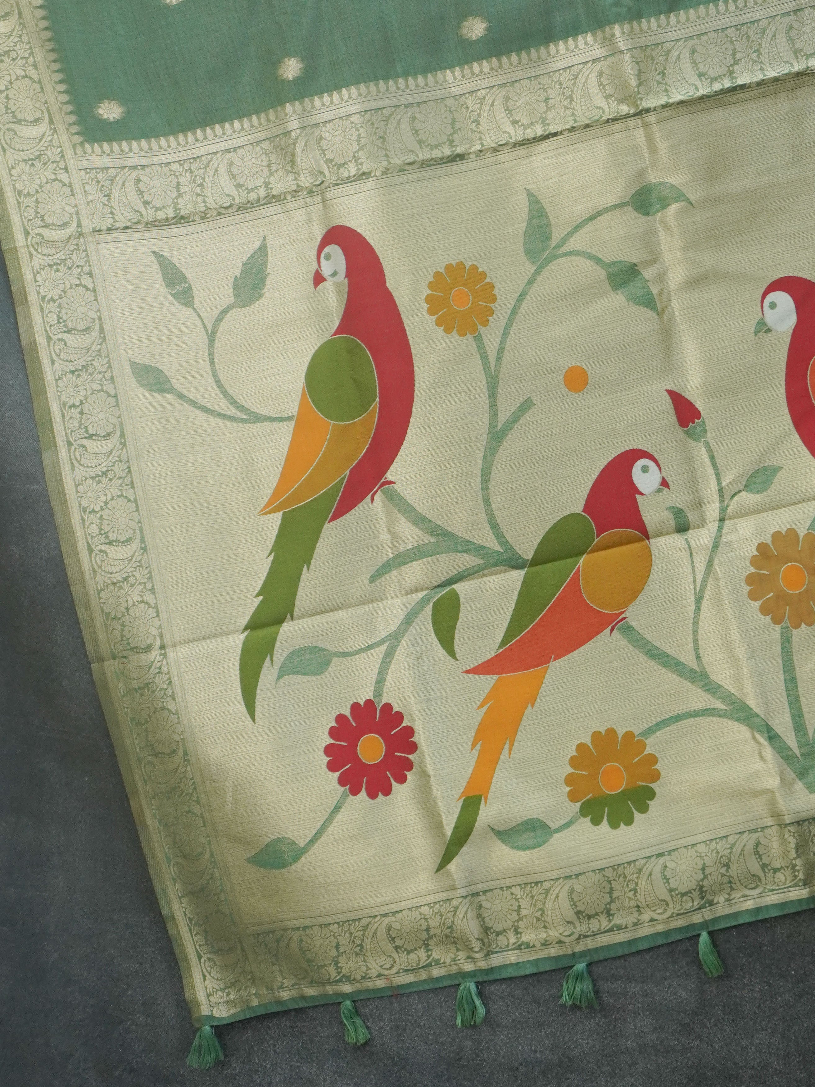 Chanderi Cotton Saree | TTDS3513