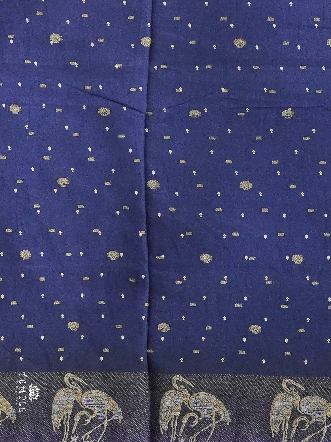 Printed Tussar Saree | TTDS2606