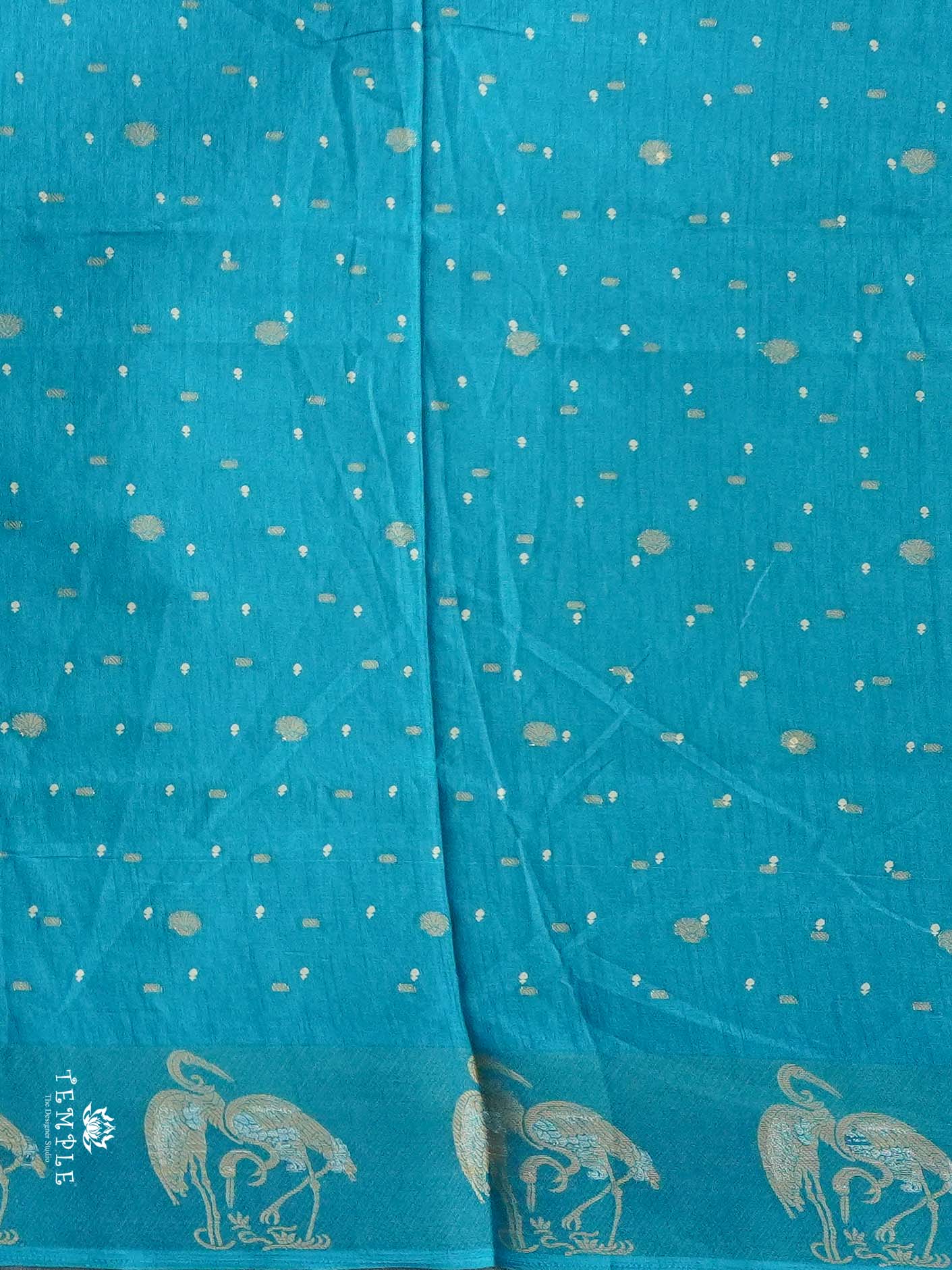 Printed Tussar Saree | TTDS2606
