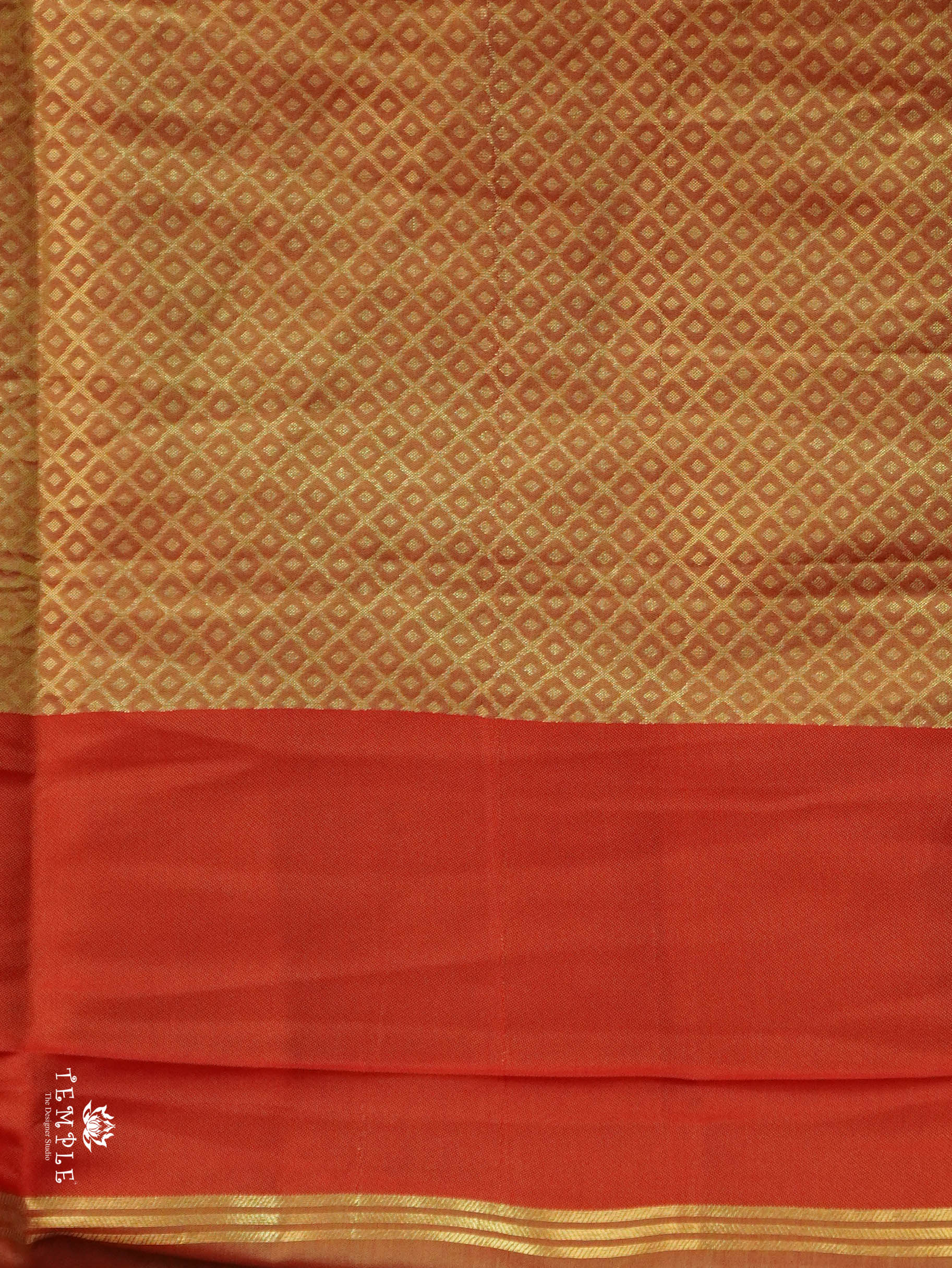 Semi Silk Saree With Kolam Designs | TTDS3081