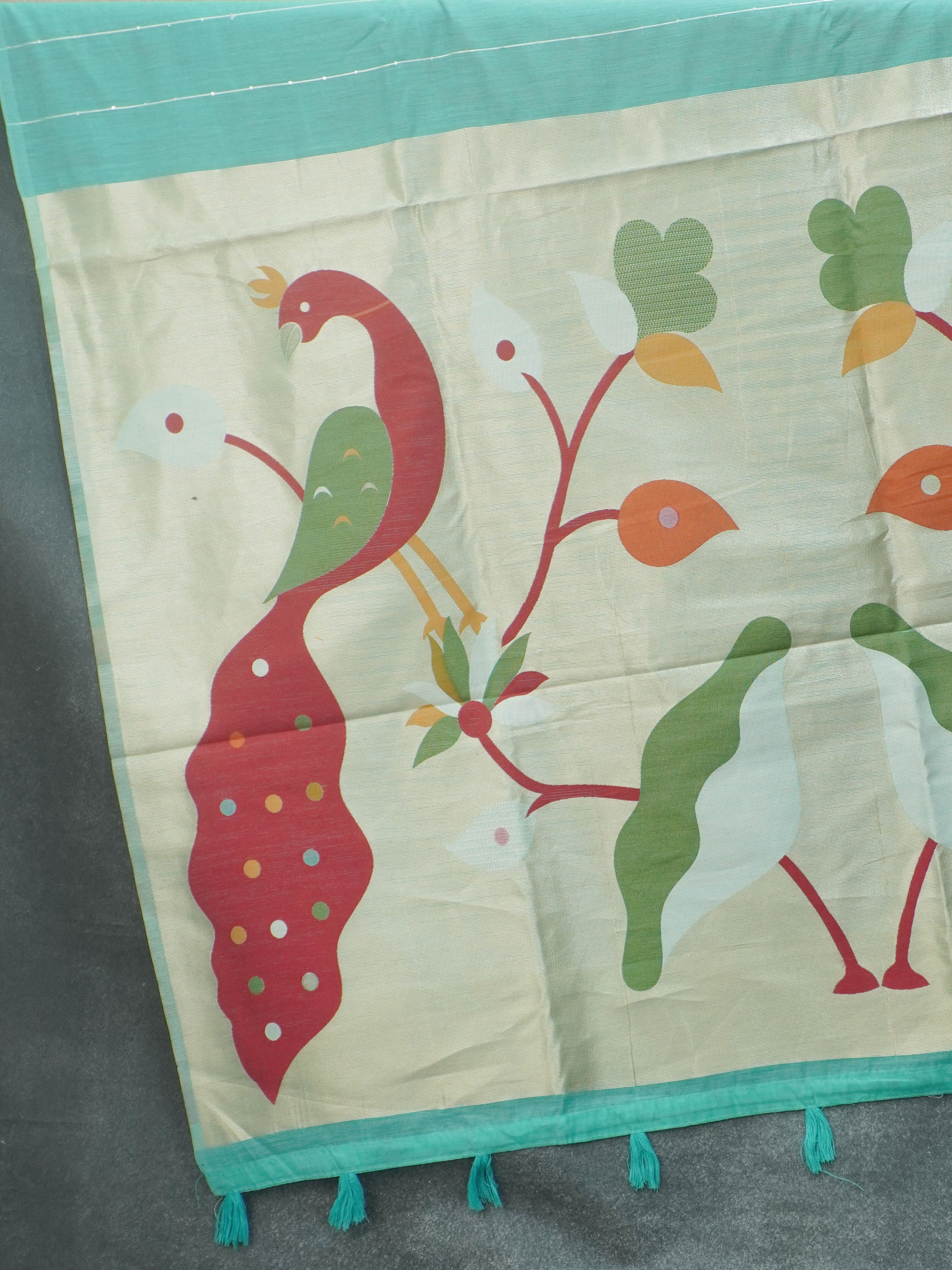 Chanderi Cotton Saree | TTDS3512