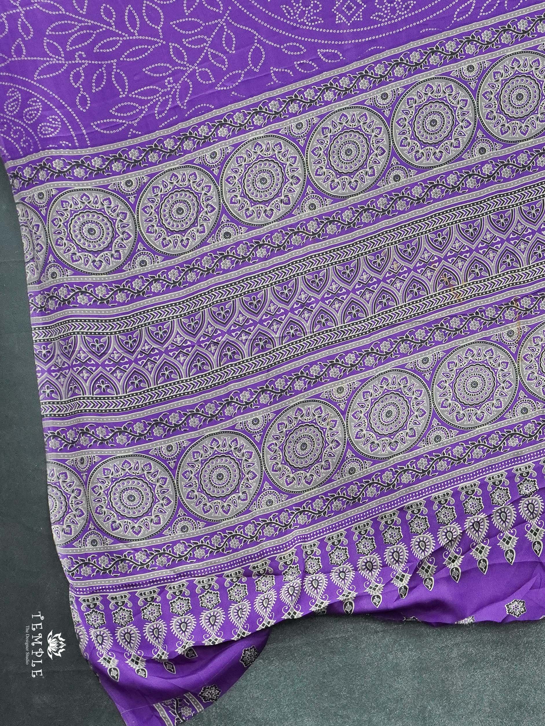 Bandhini Printed Saree | TTDS2599
