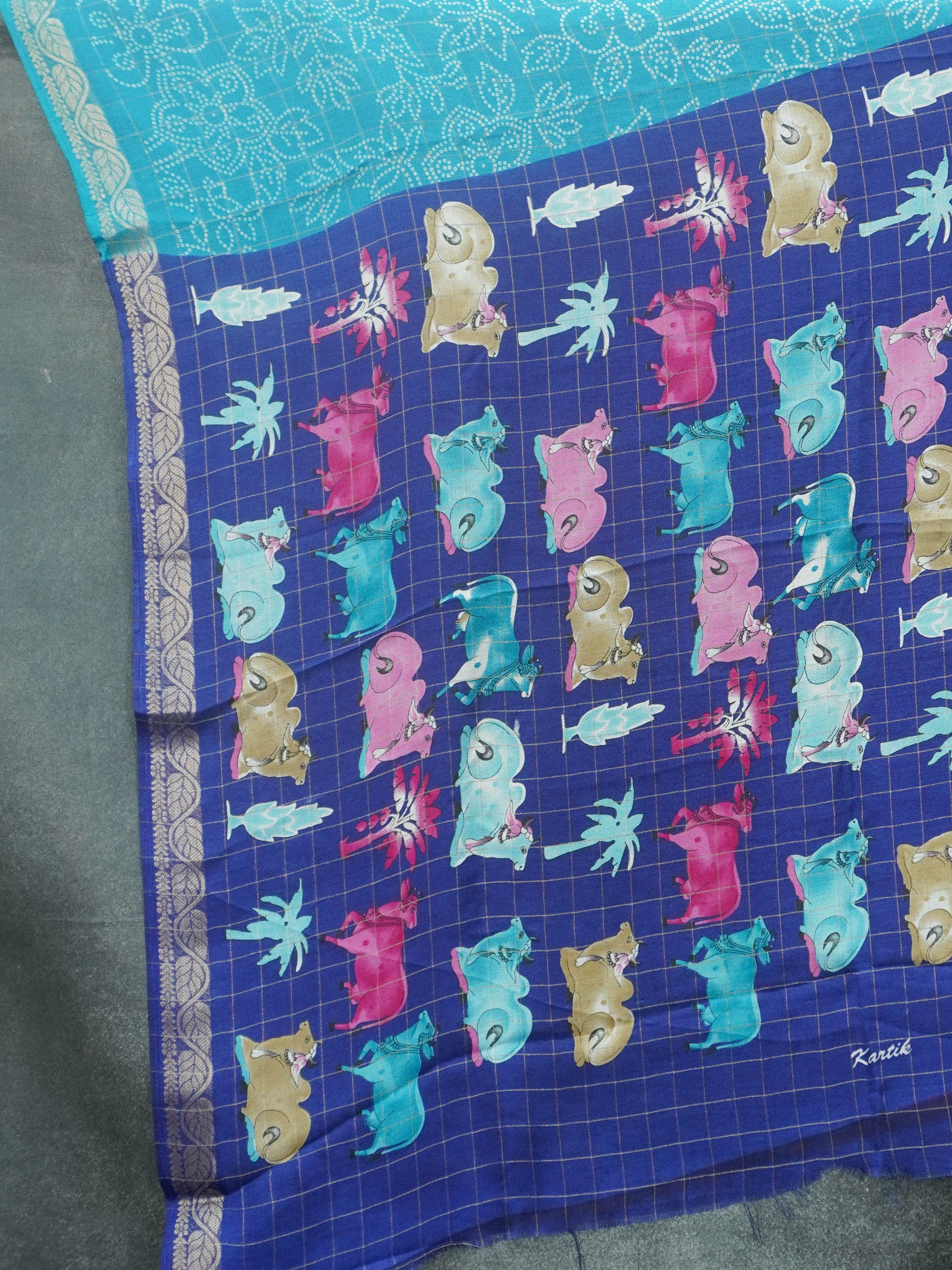 Printed Georgette Saree | TTDS3532