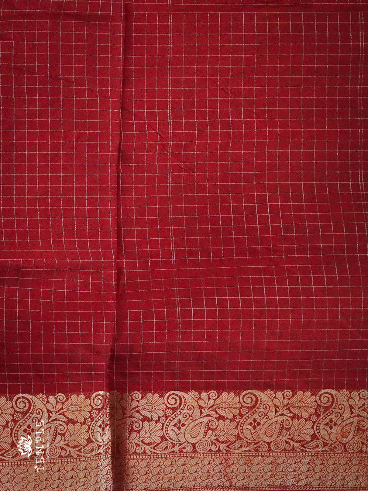 Calcutta Checked Saree | TTDS1215 | Sparkling Deals