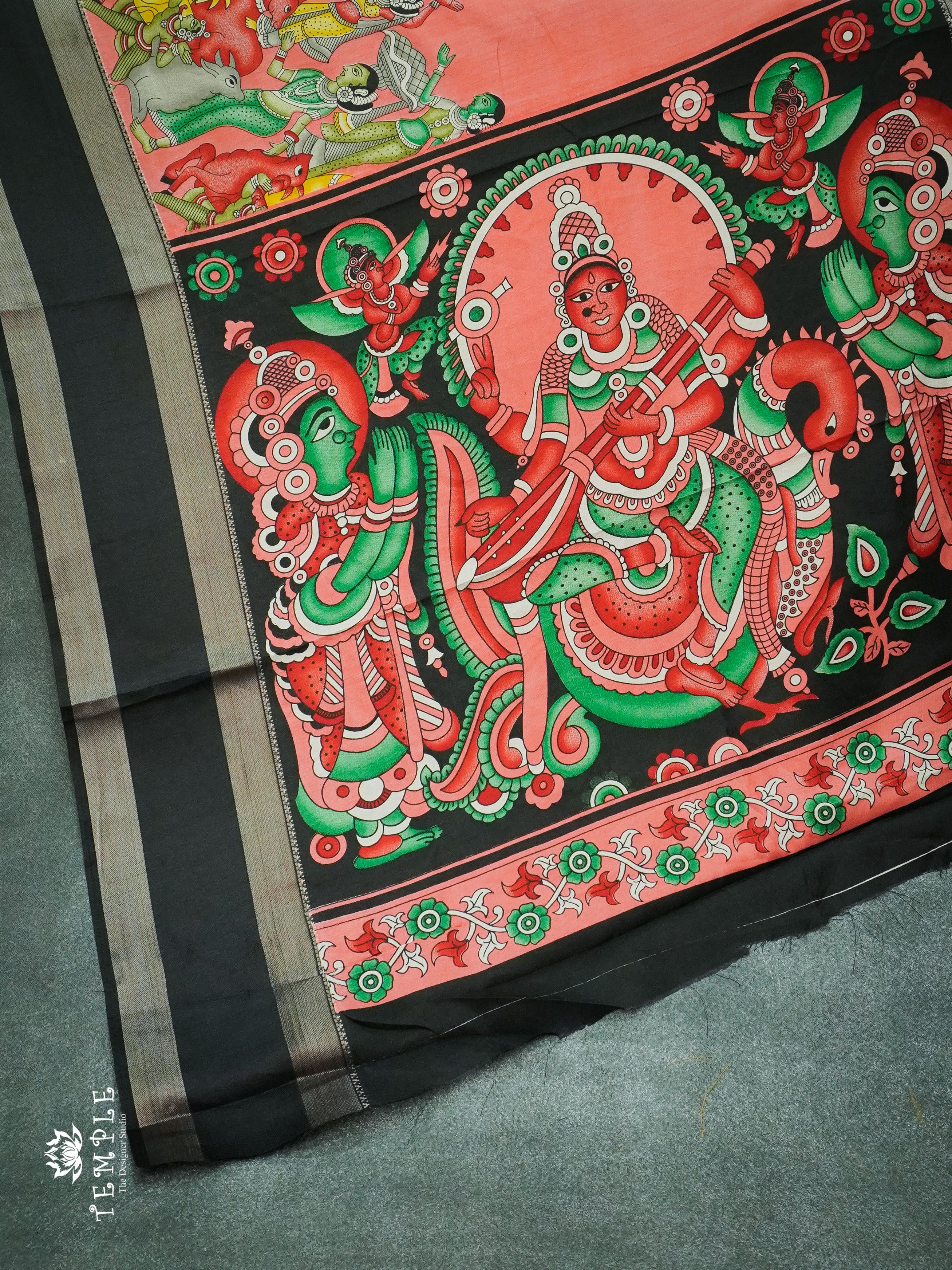 Penkalamkari Fancy Sarees | TTDS1217 | Sparkling Deals