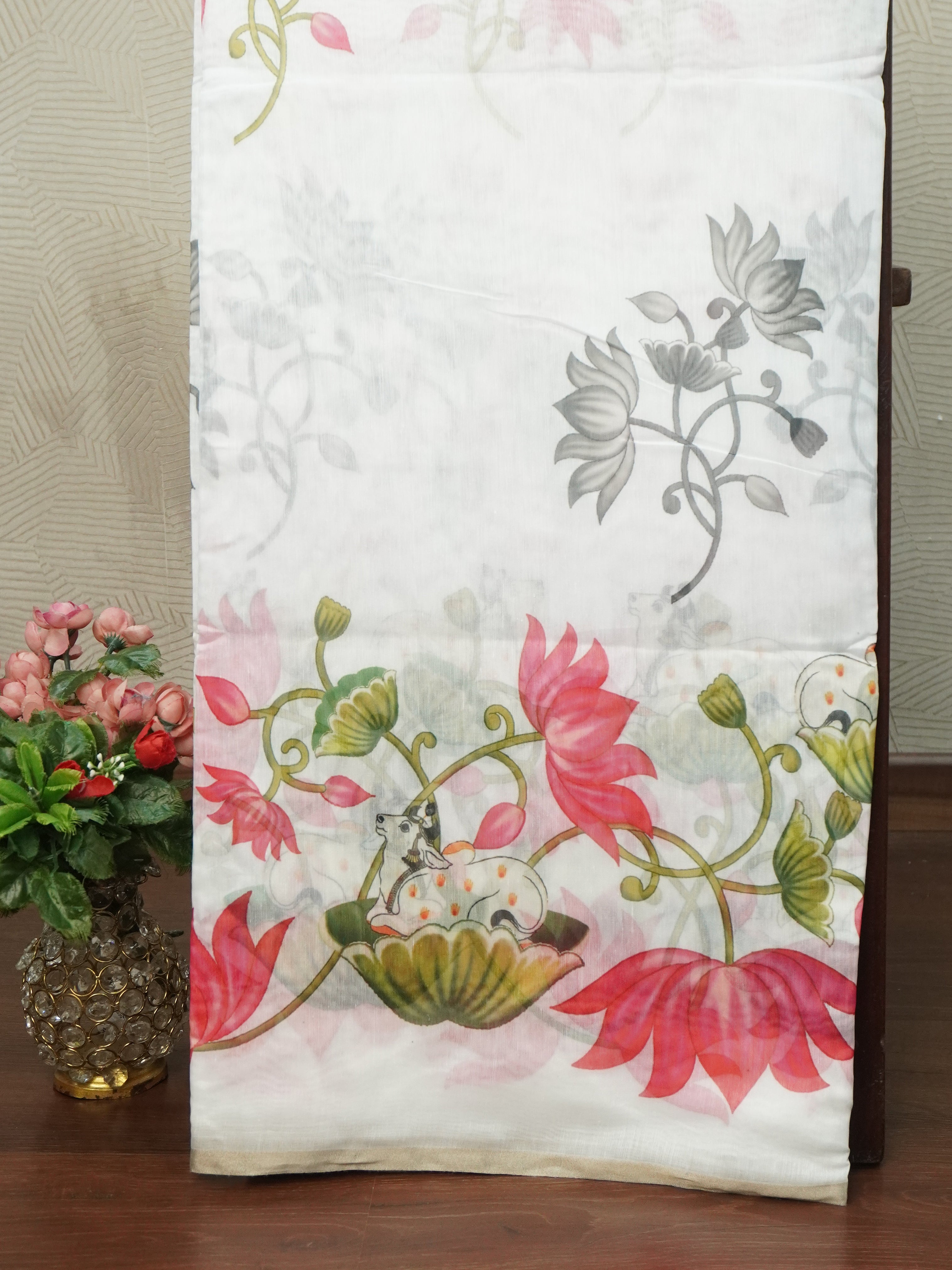 Chanderi Cotton Saree | TTDS2594