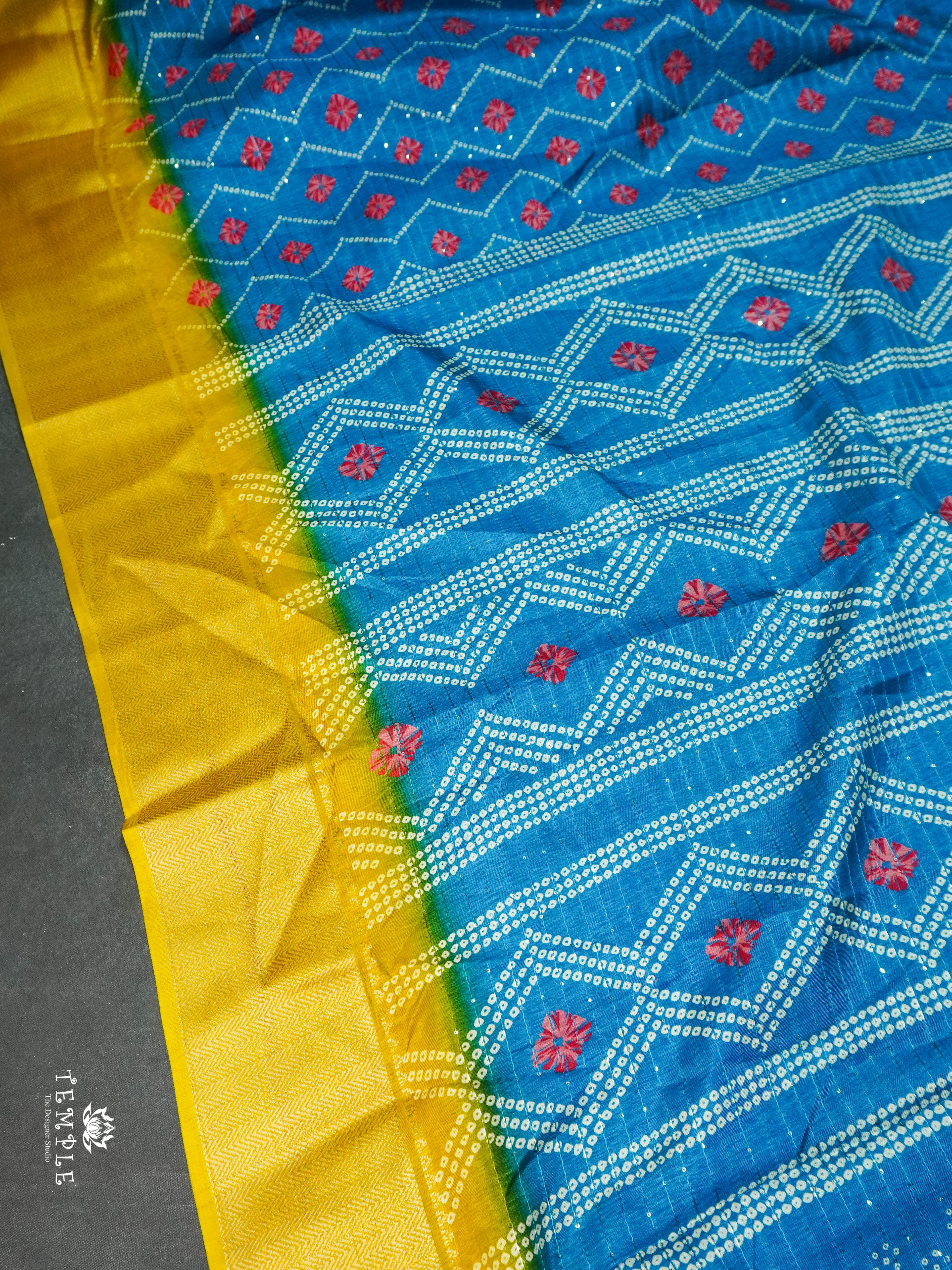 Printed Sequins Saree | TTDS1628