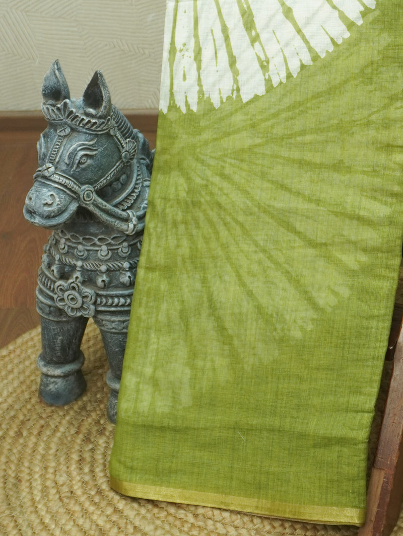Linen Cotton Saree | TTDS3501