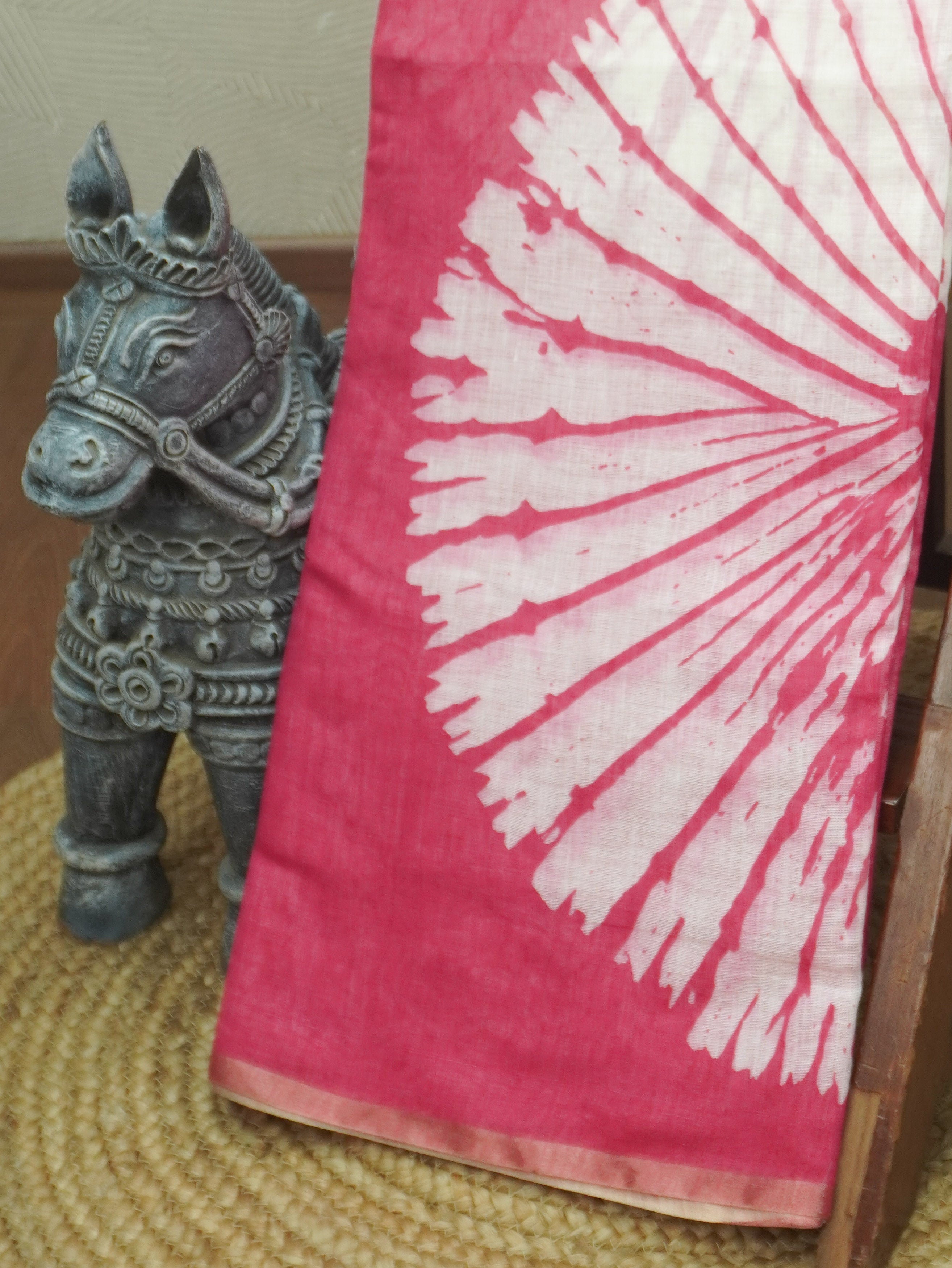 Linen Cotton Saree | TTDS3501
