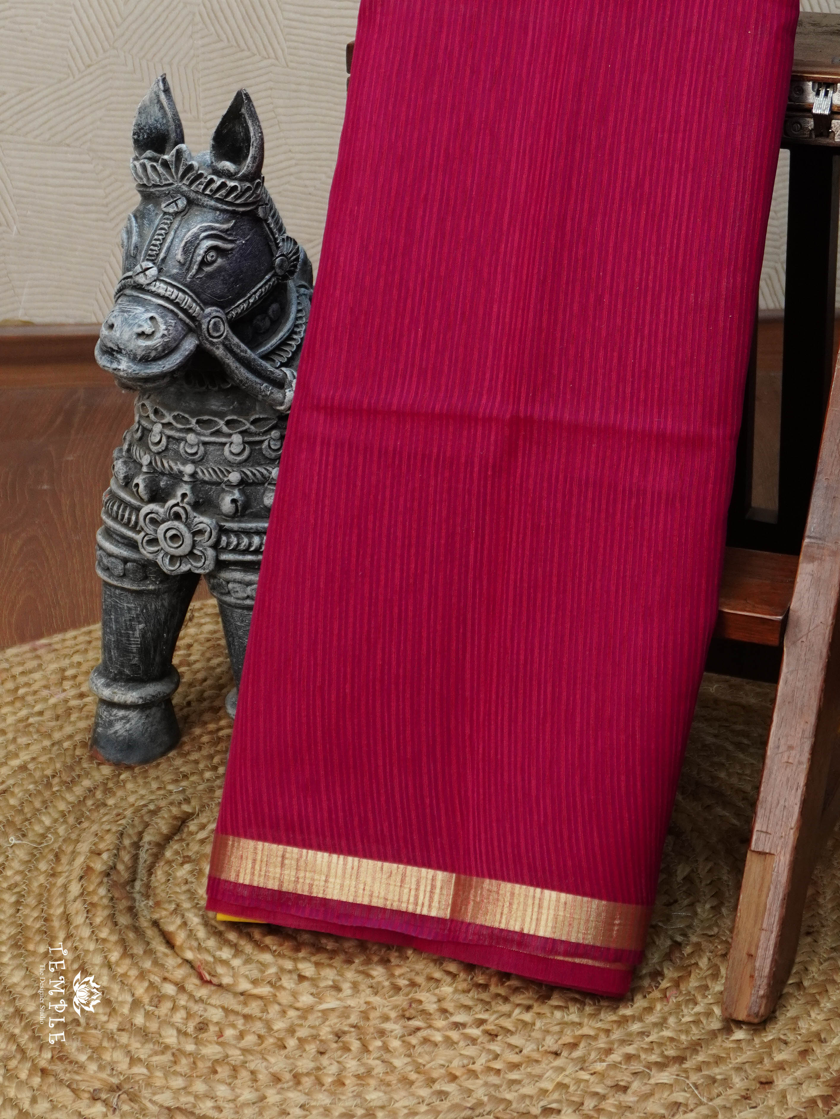 Linen Silk Saree | TTDS3087