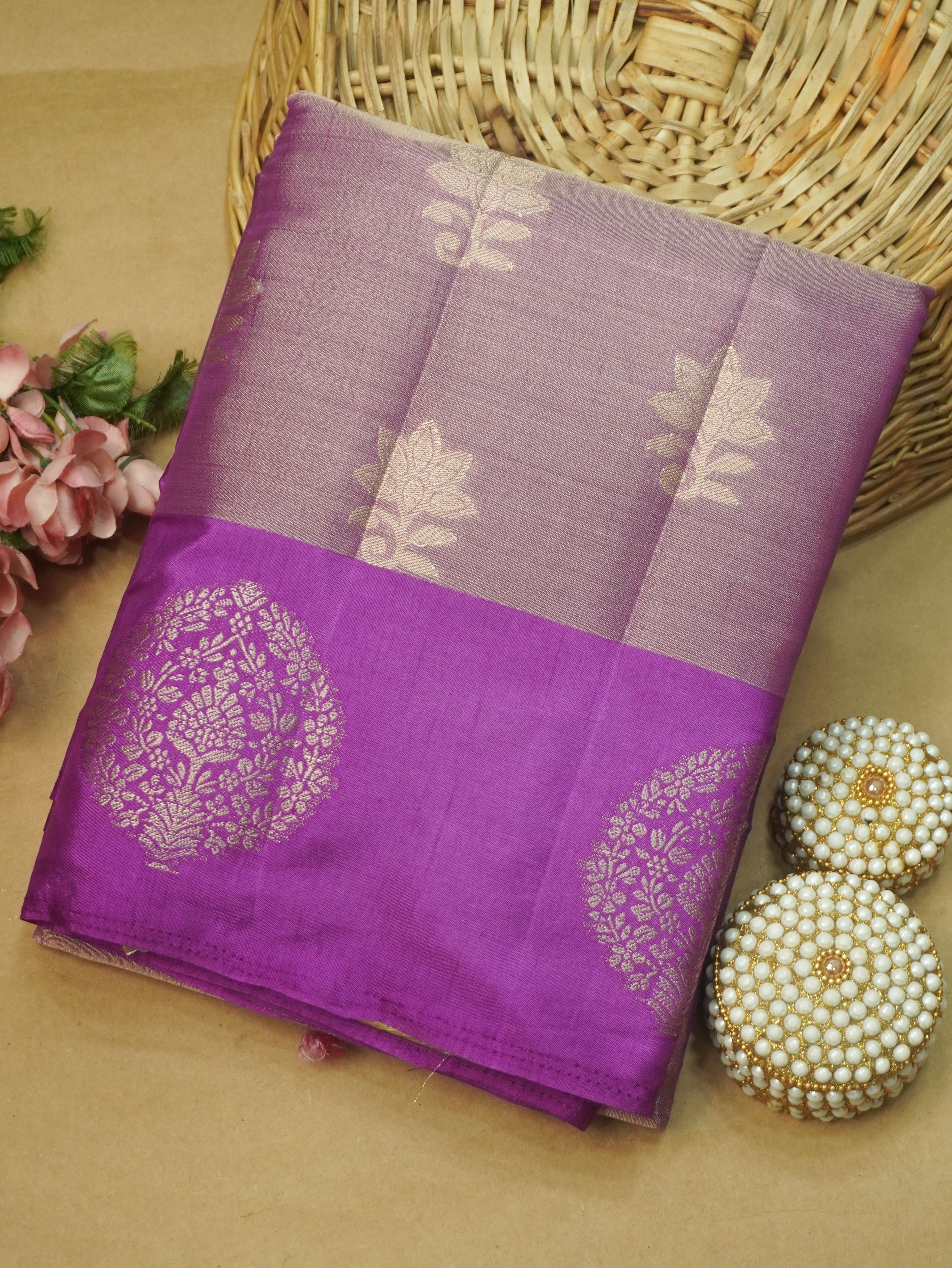 Tissue Tussar Silk Saree | TTDS3510