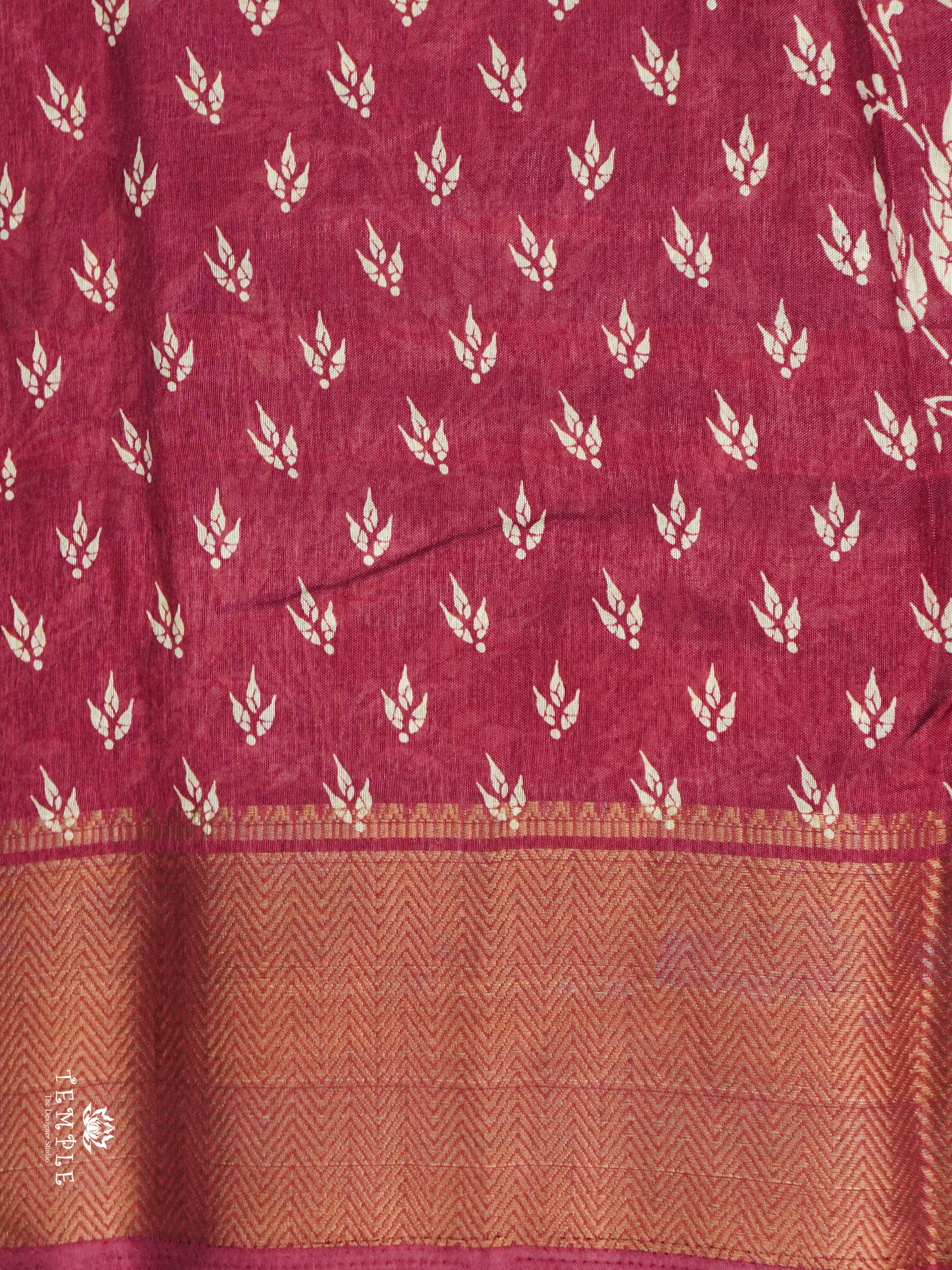 Dola Saree With Leaf Prints | TTDS1627