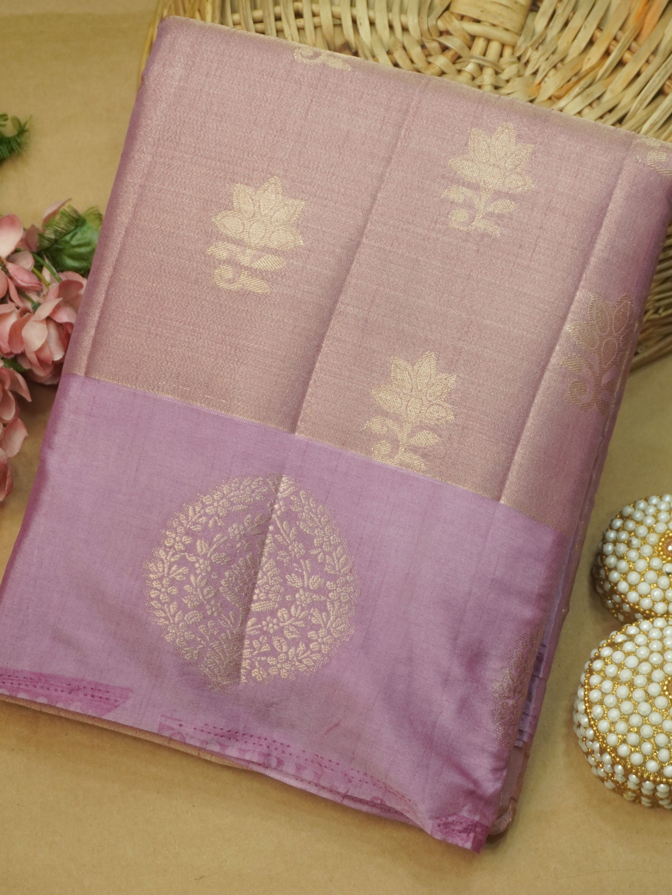 Tissue Tussar Silk Saree | TTDS3510