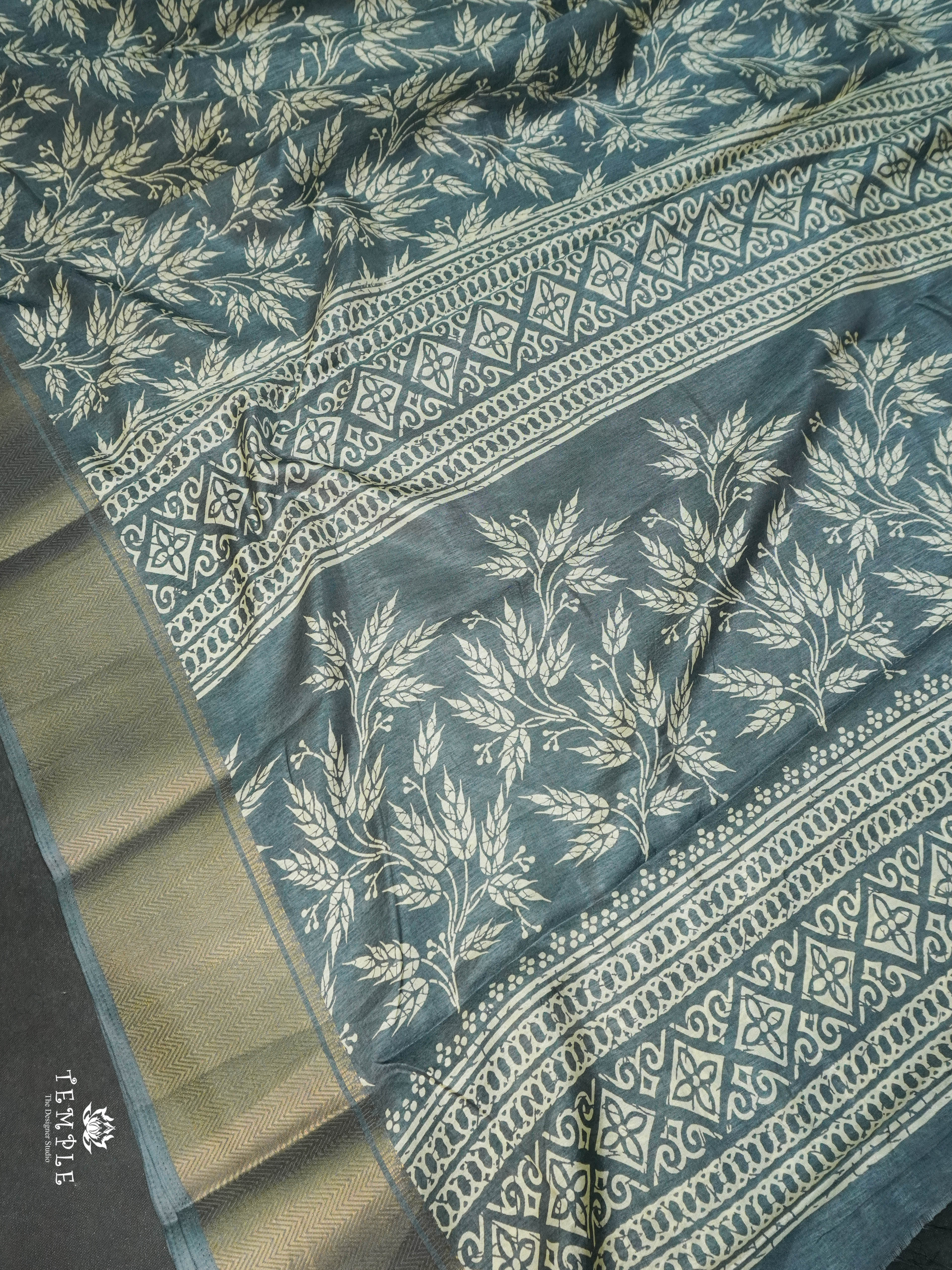 Dola Saree With Leaf Prints | TTDS1627