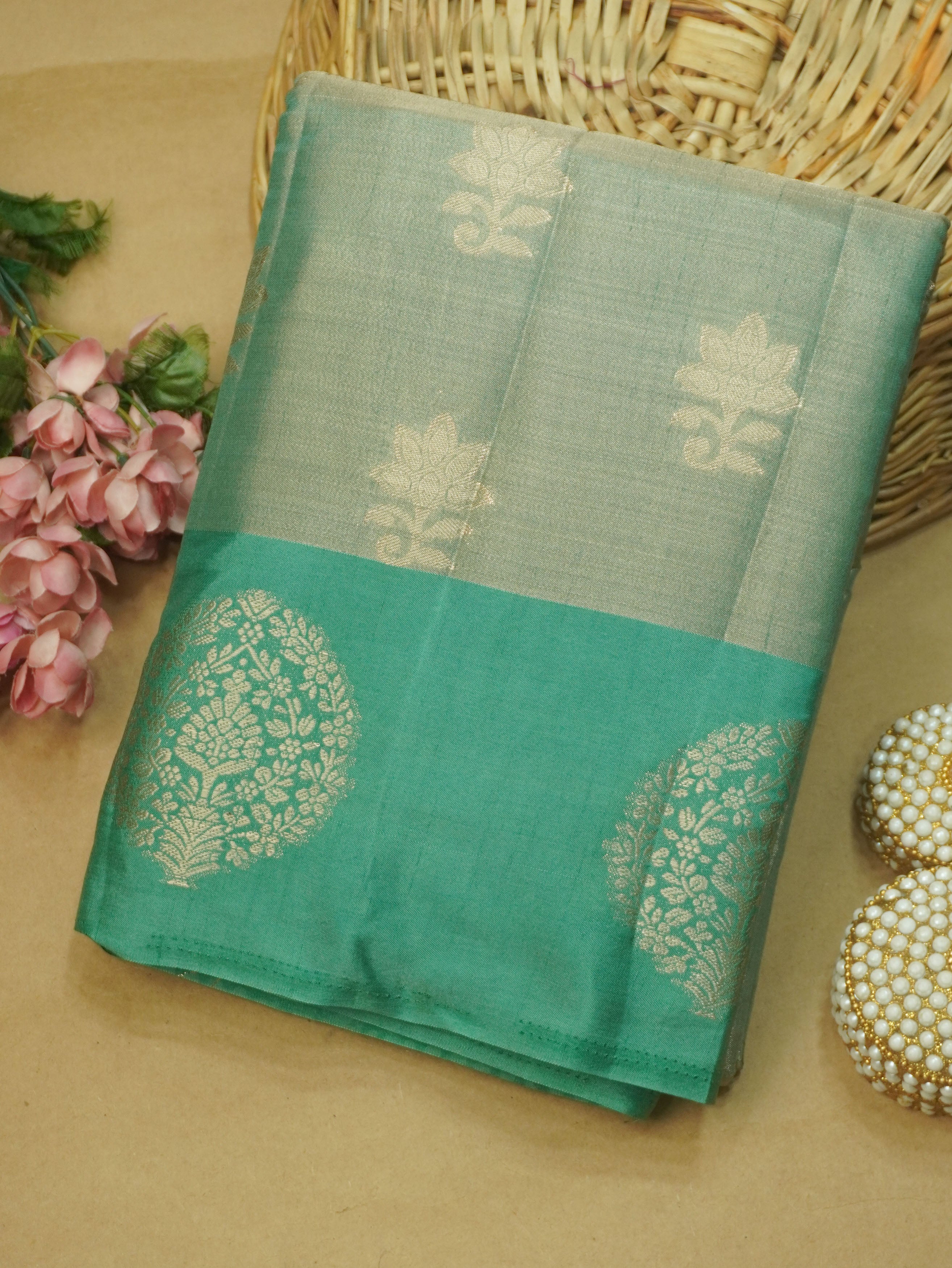 Tissue Tussar Silk Saree | TTDS3510