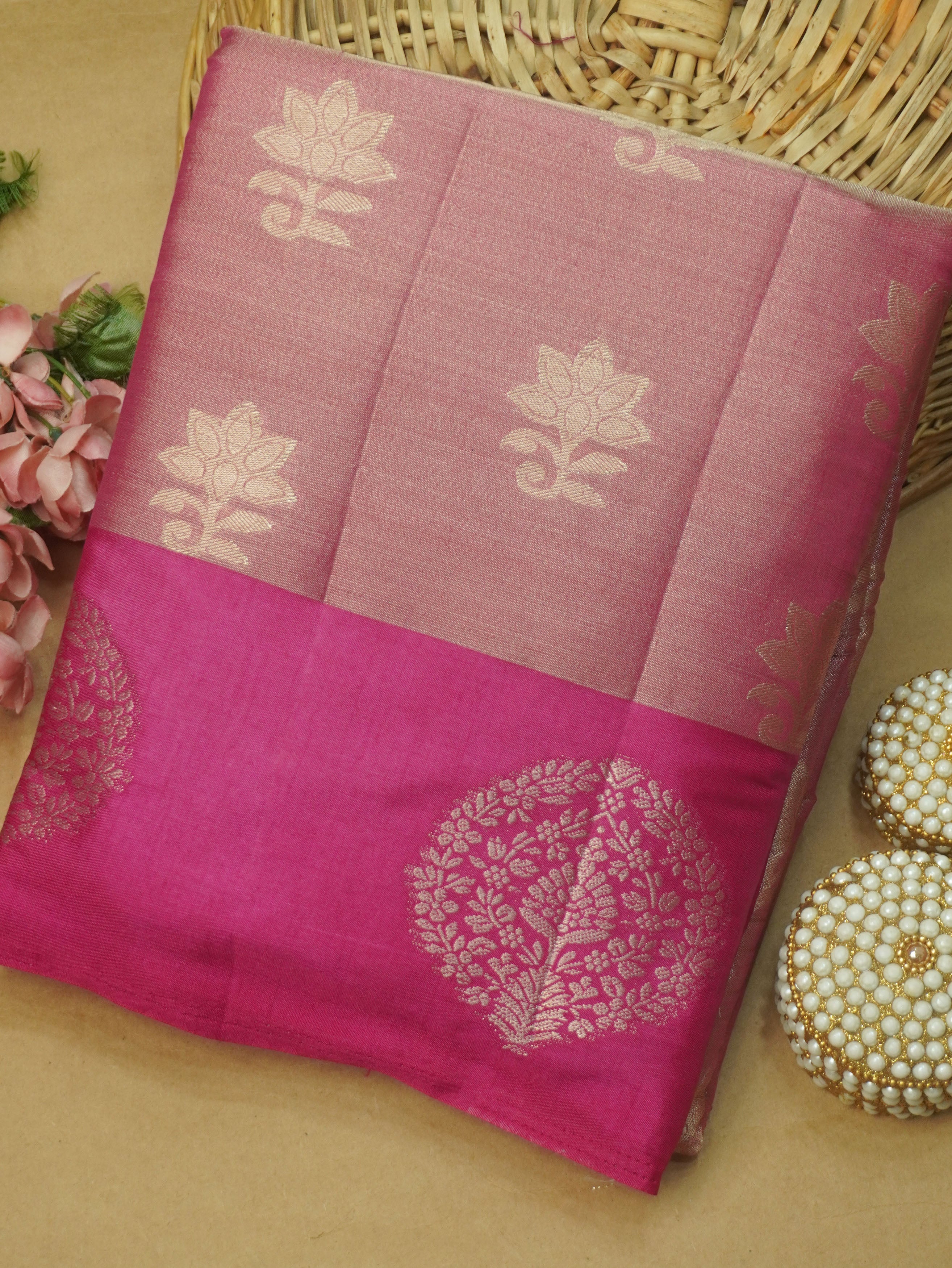 Tissue Tussar Silk Saree | TTDS3510
