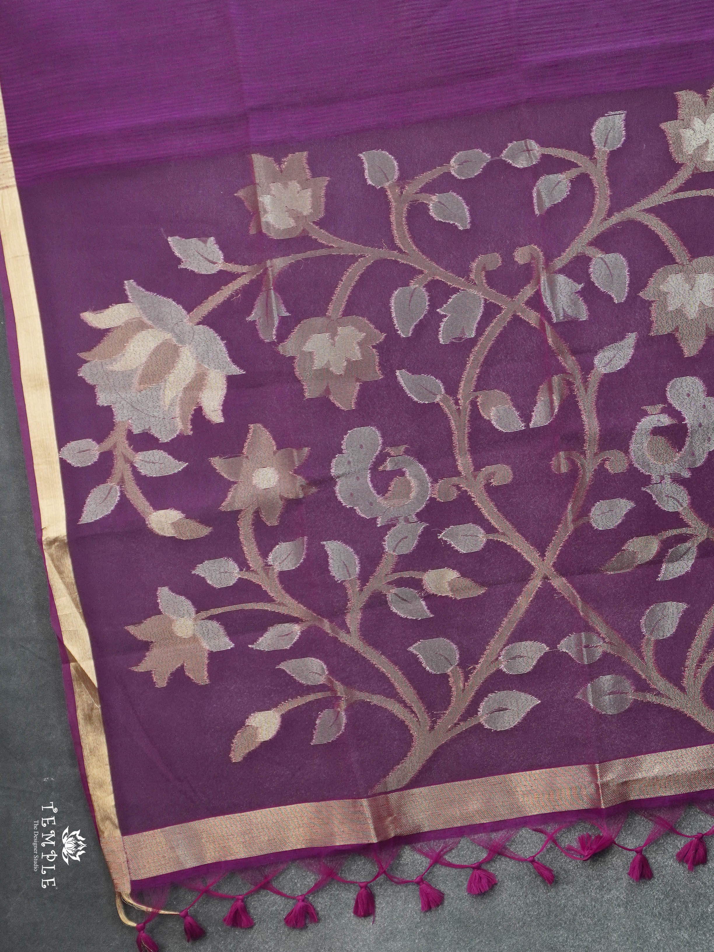 Linen Silk Saree | TTDS3087