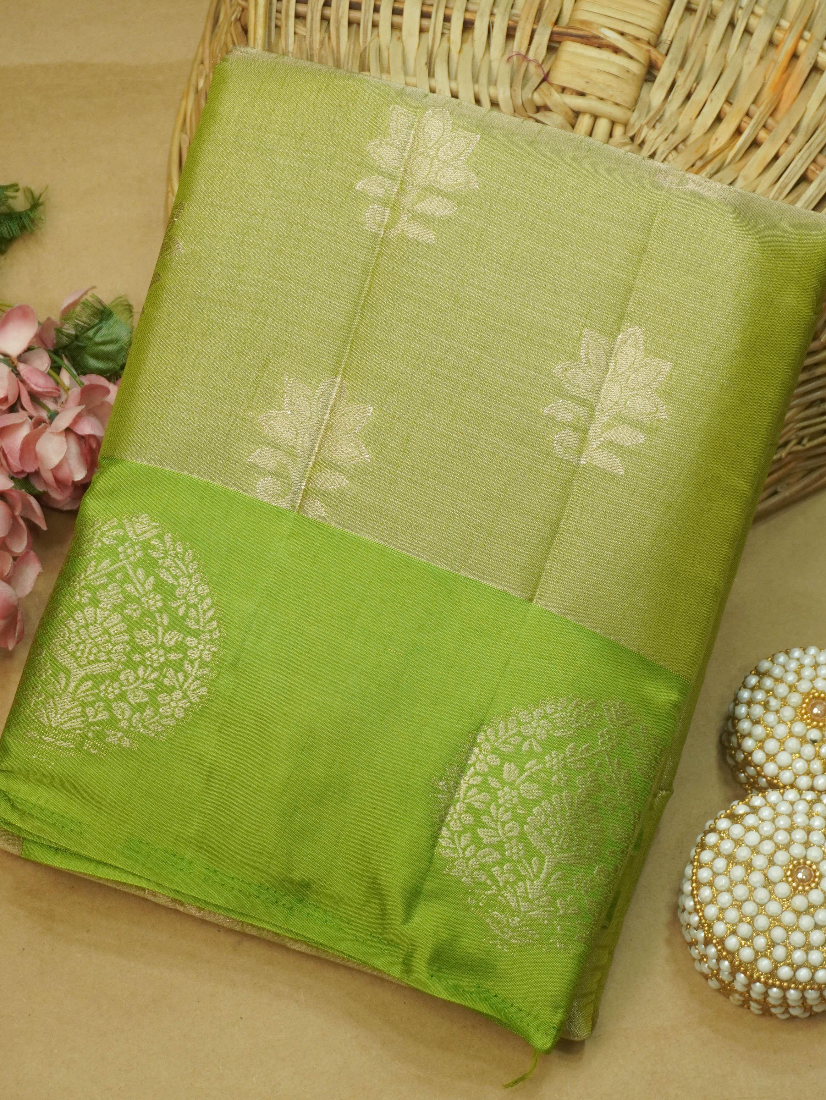Tissue Tussar Silk Saree | TTDS3510