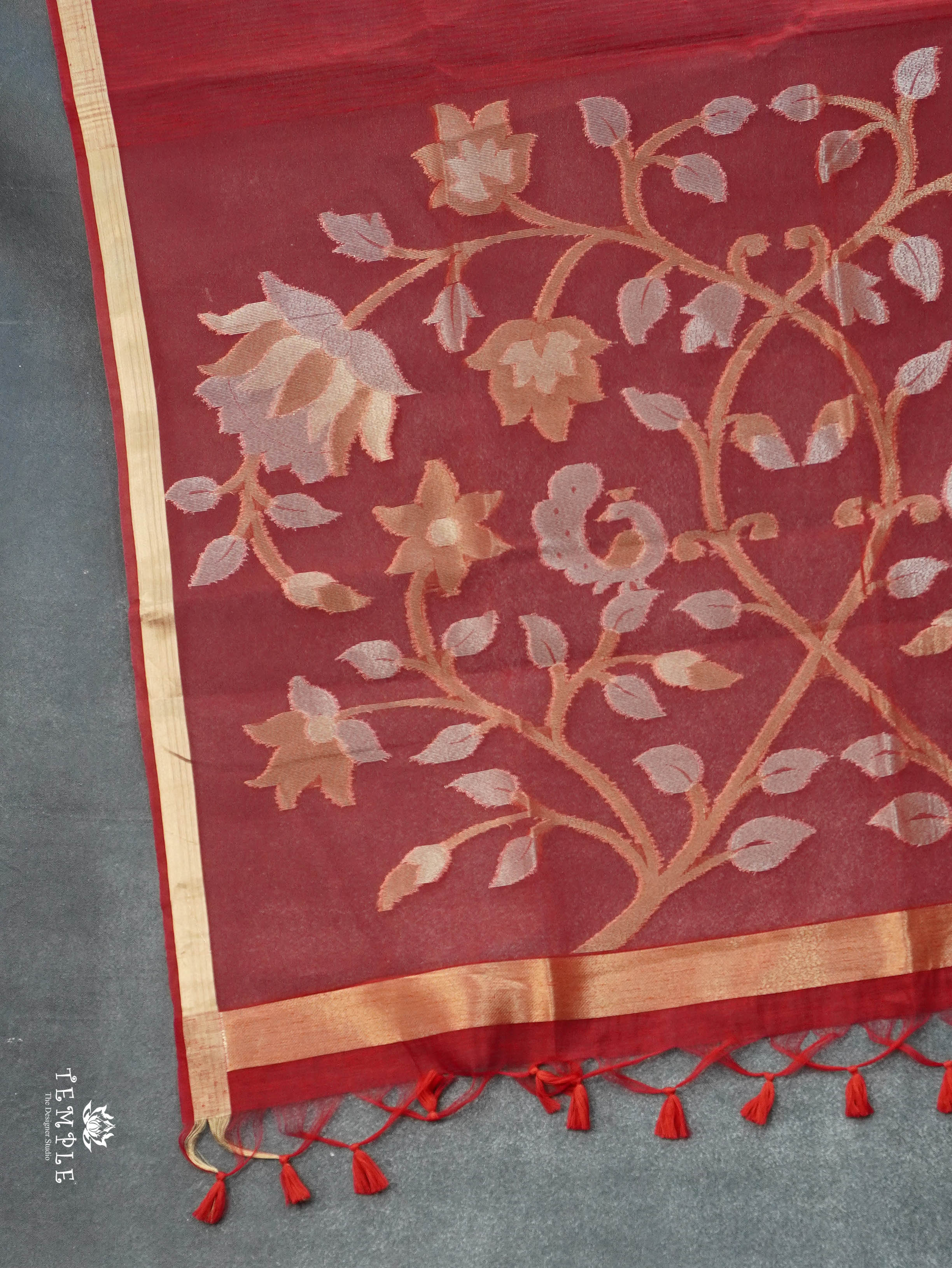 Linen Silk Saree | TTDS3087