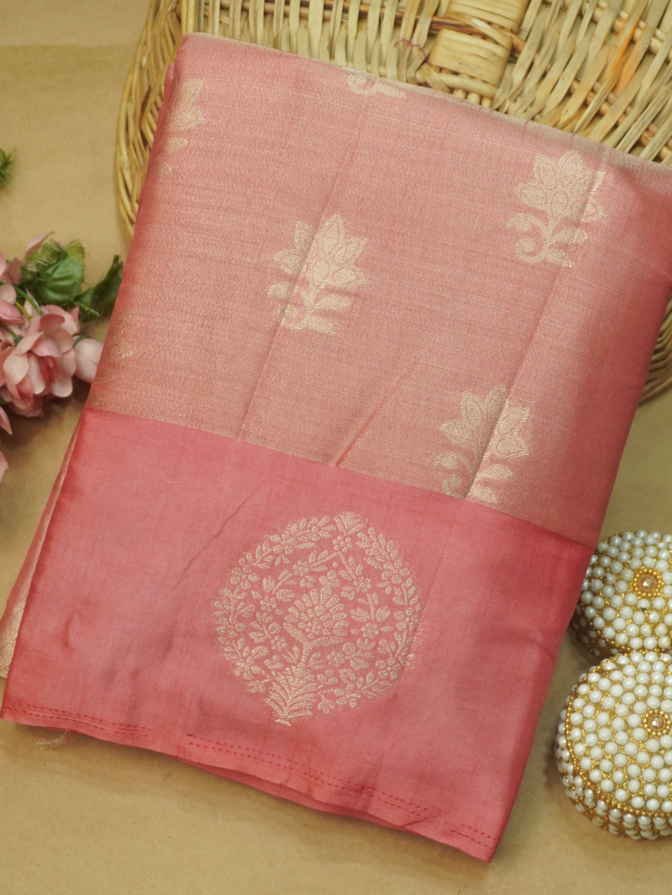Tissue Tussar Silk Saree | TTDS3510