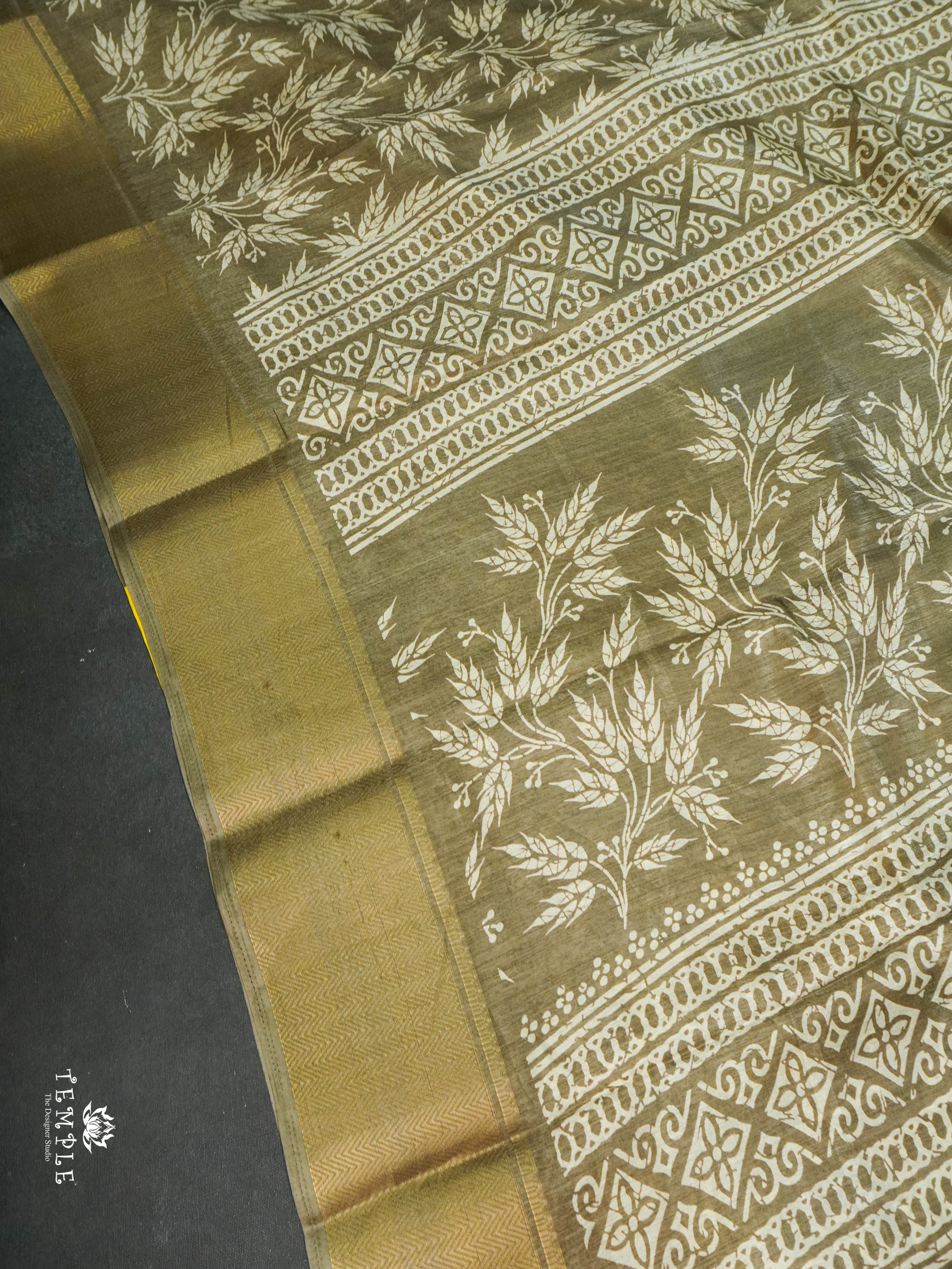 Dola Saree With Leaf Prints | TTDS1627