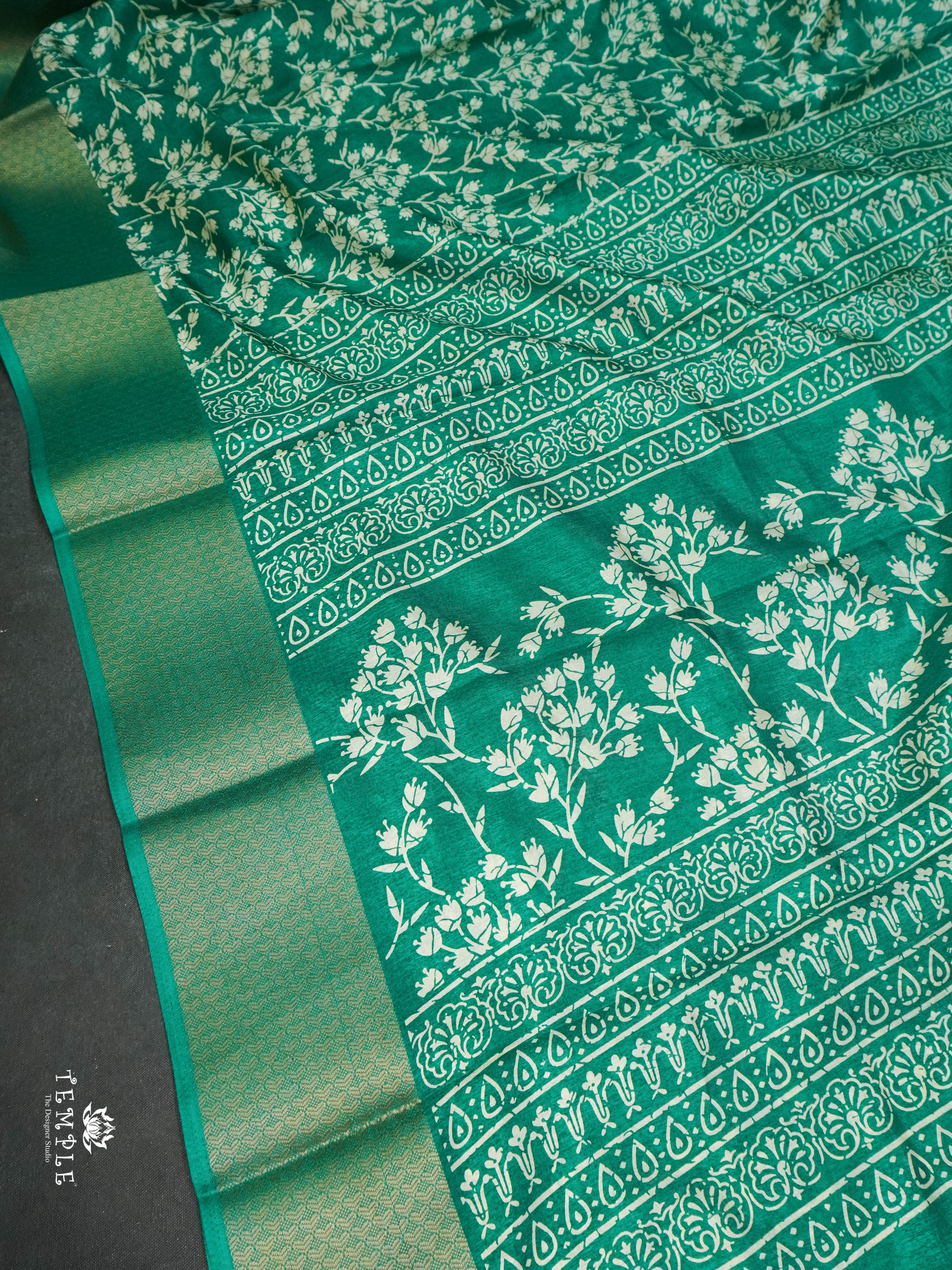 Dola Saree With Floral Prints | TTDS1626