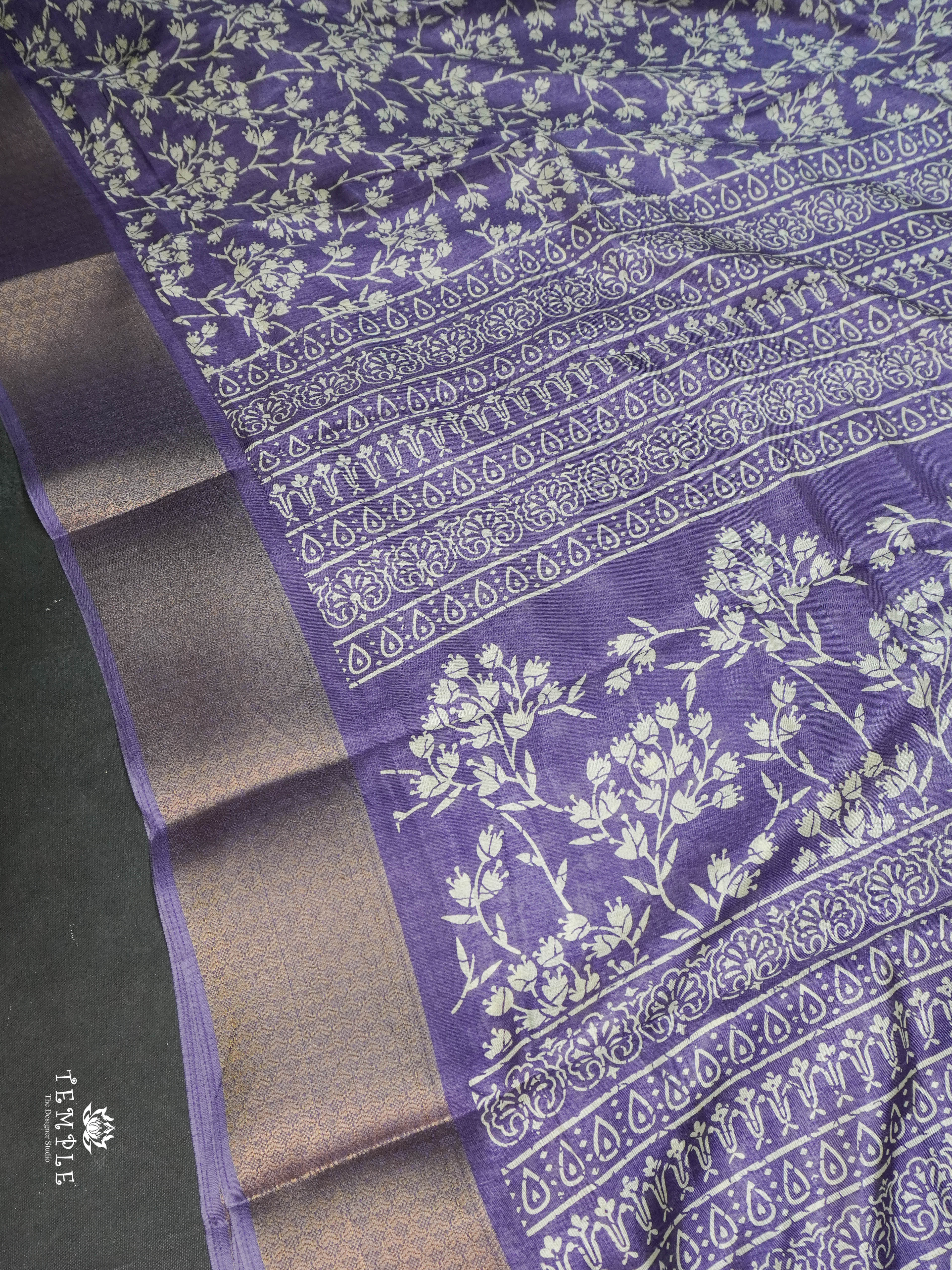 Dola Saree With Floral Prints | TTDS1626