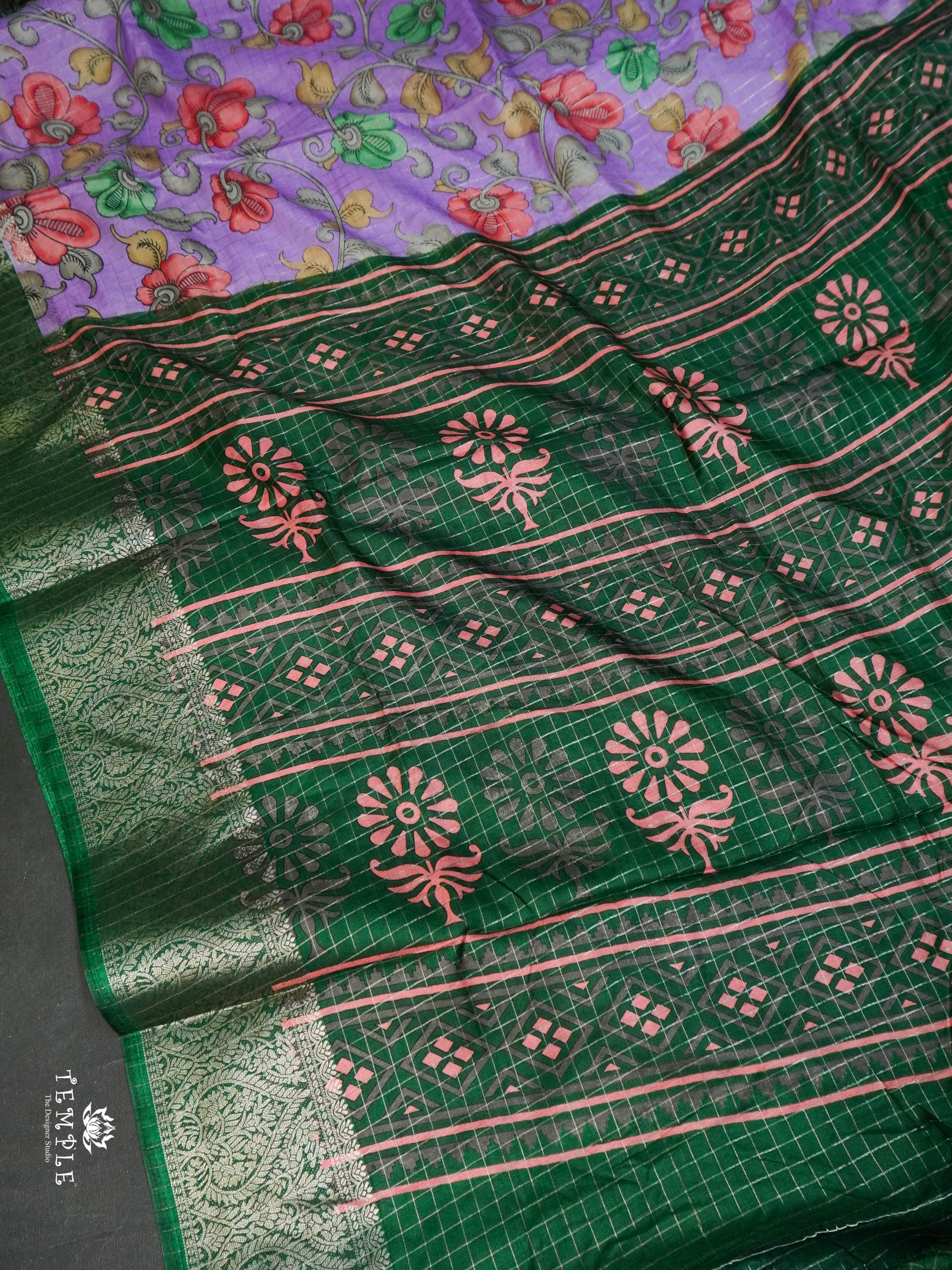 Dola Saree With Kalamkari Prints | TTDS1625