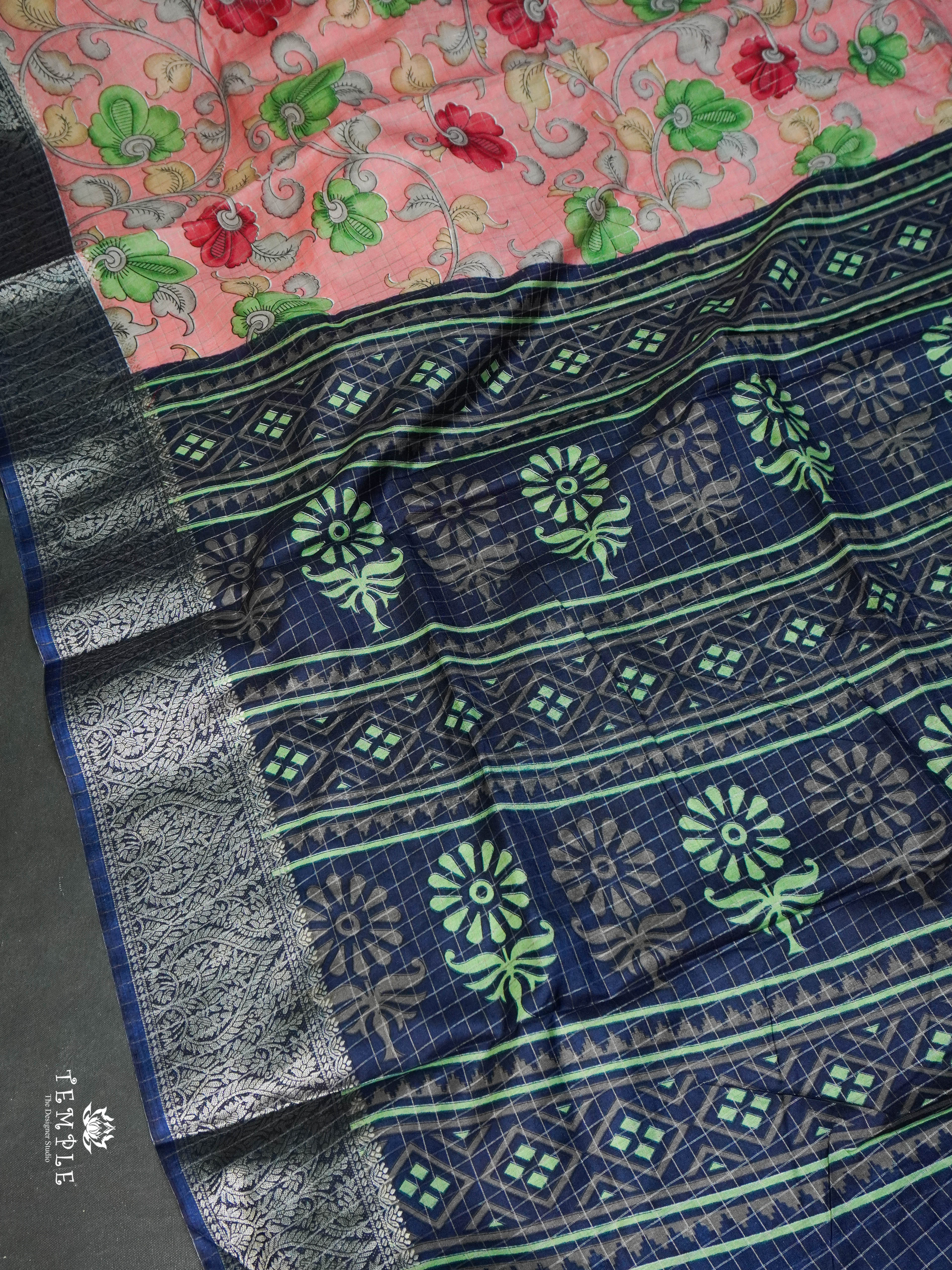 Dola Saree With Kalamkari Prints | TTDS1625