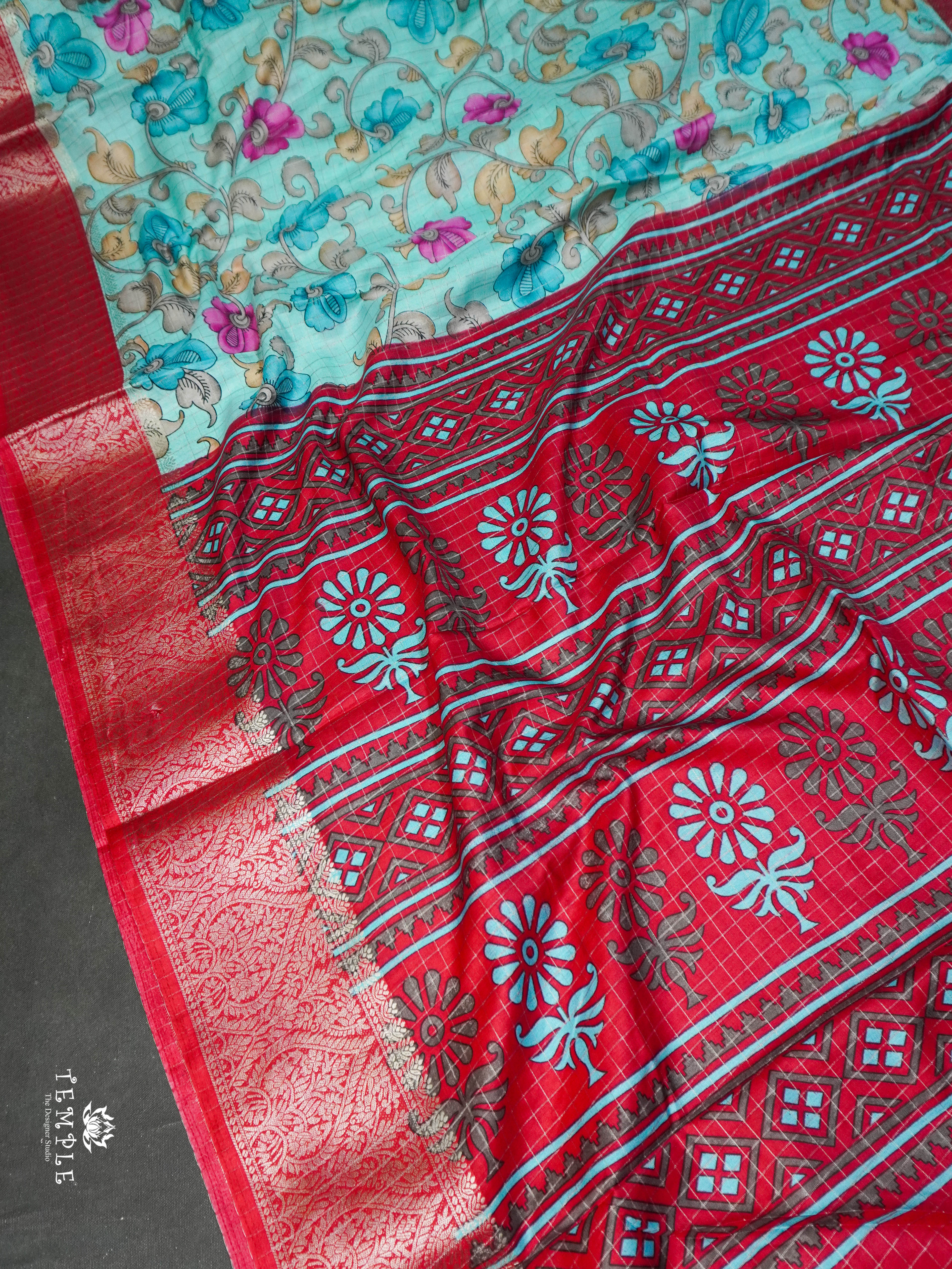 Dola Saree With Kalamkari Prints | TTDS1625