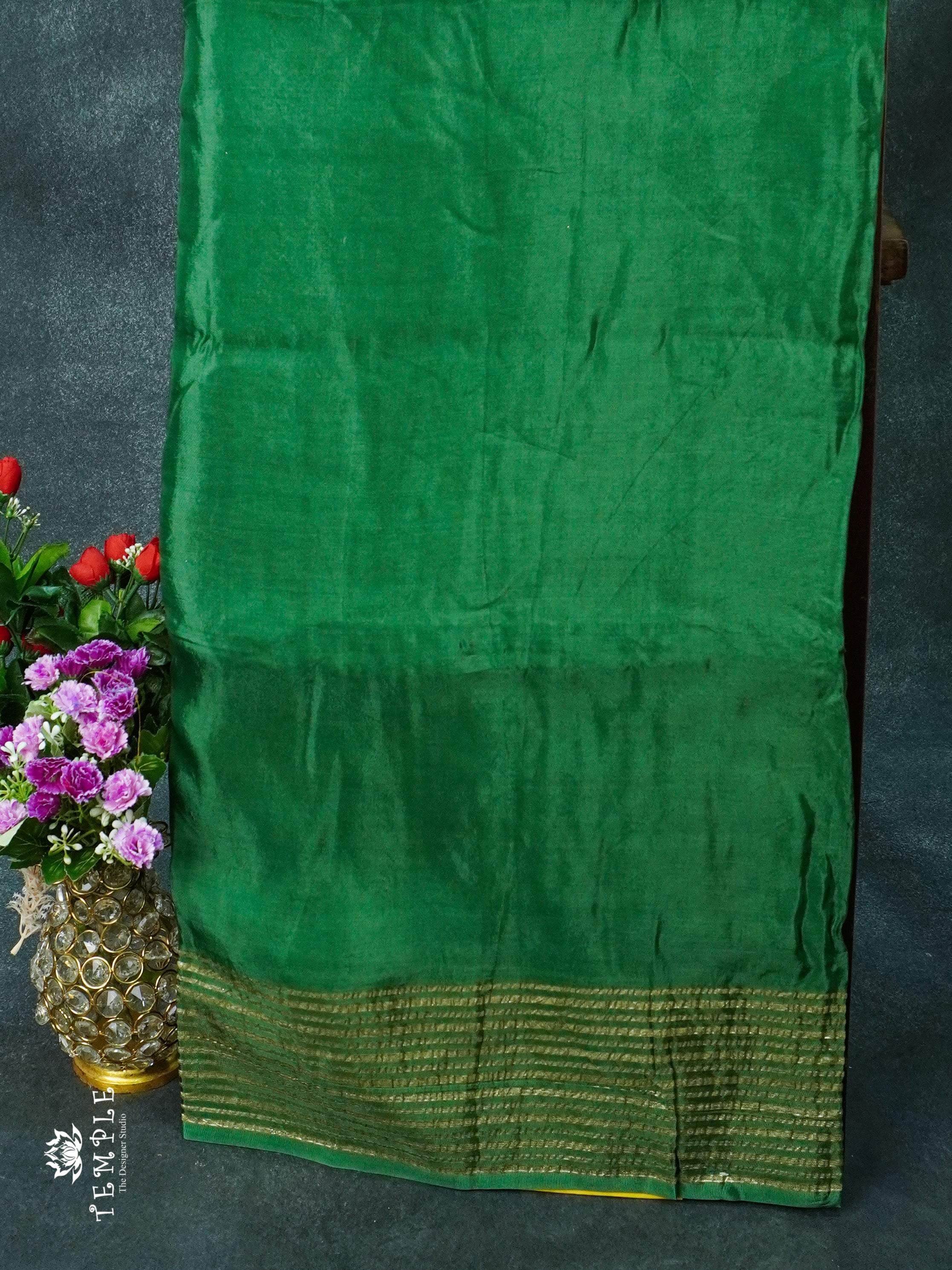 Designer Saree With Brocade Blouse | TTDS1219