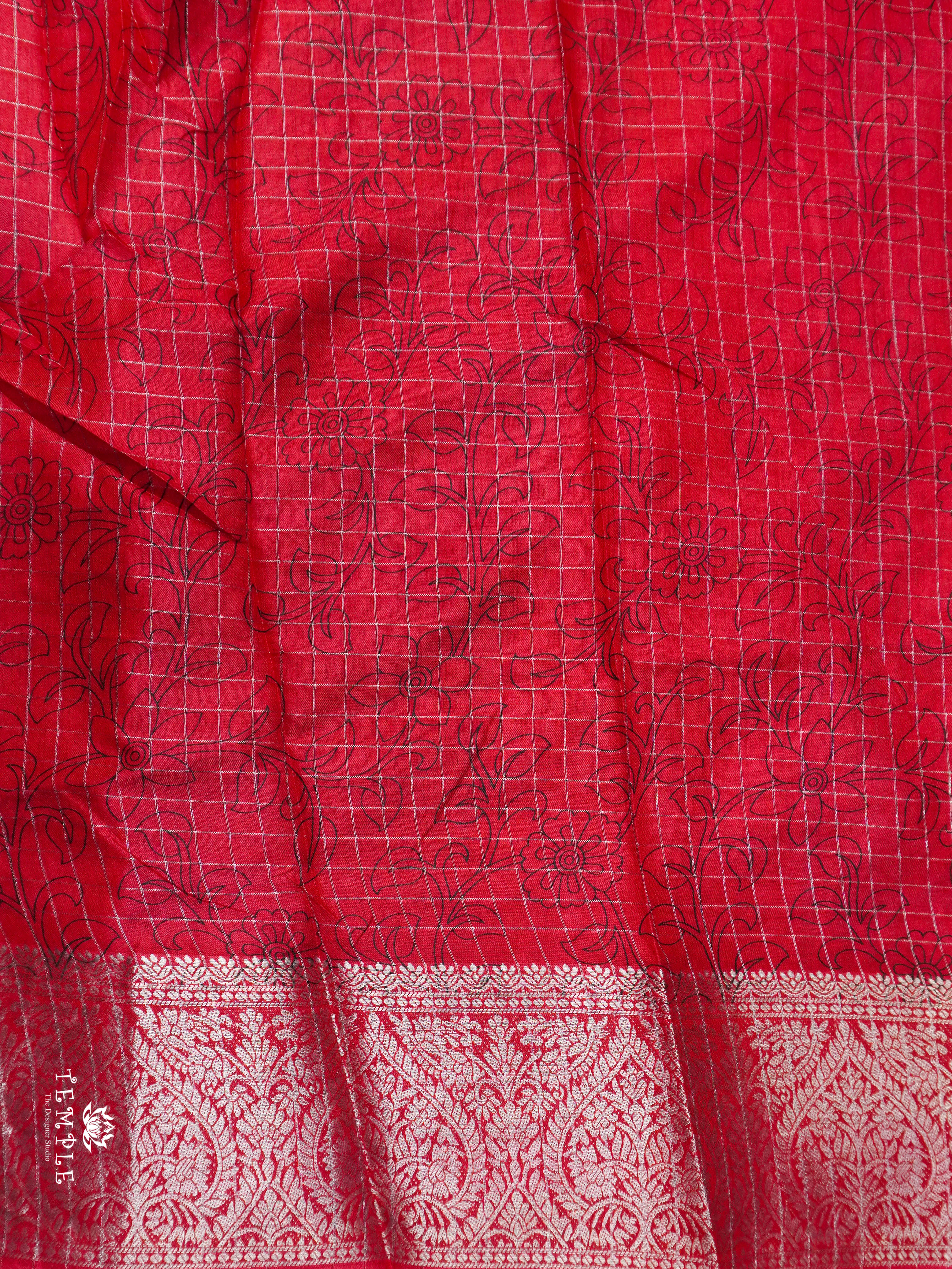 Dola Saree With Kalamkari Prints | TTDS1625