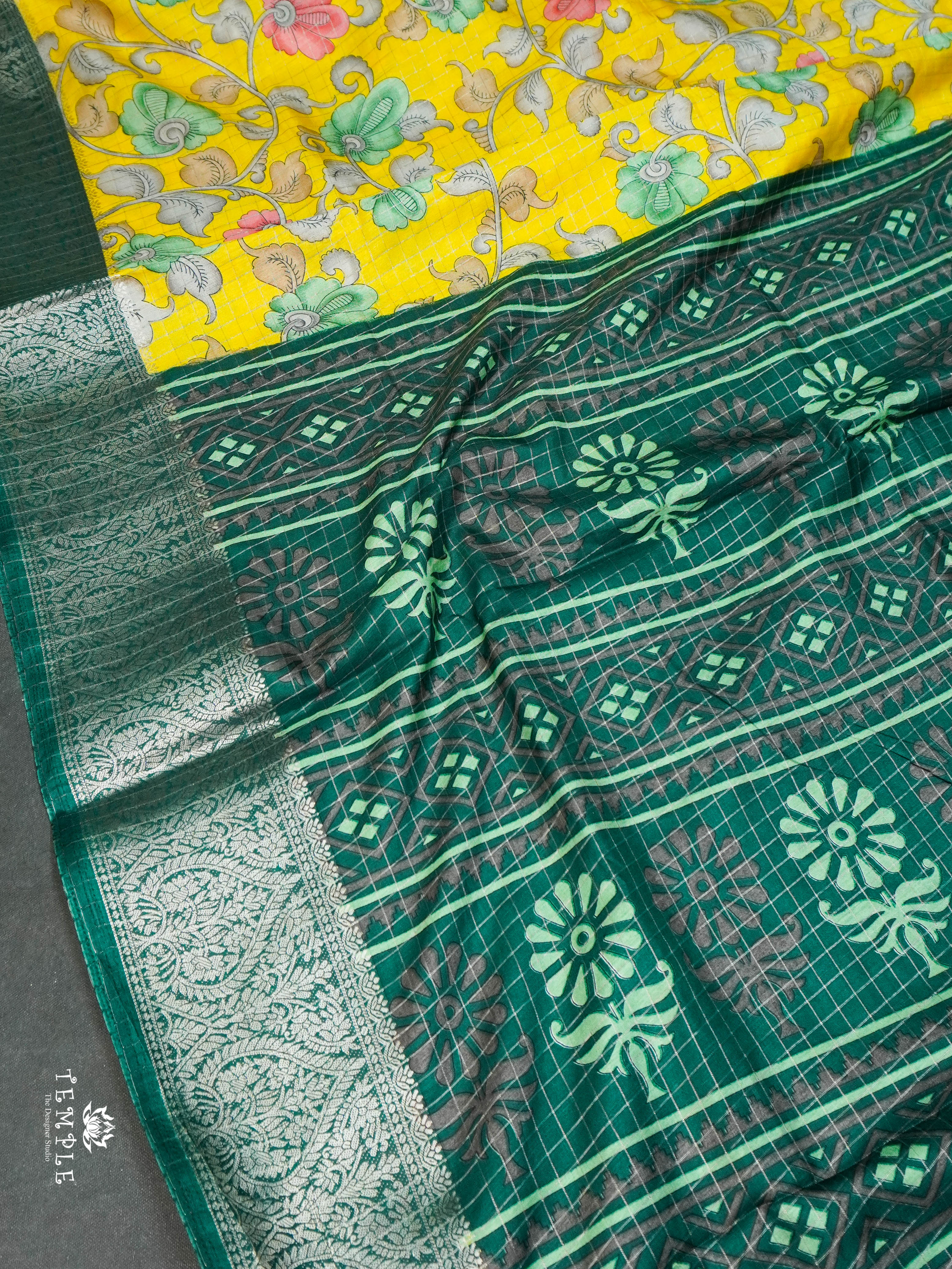 Dola Saree With Kalamkari Prints | TTDS1625