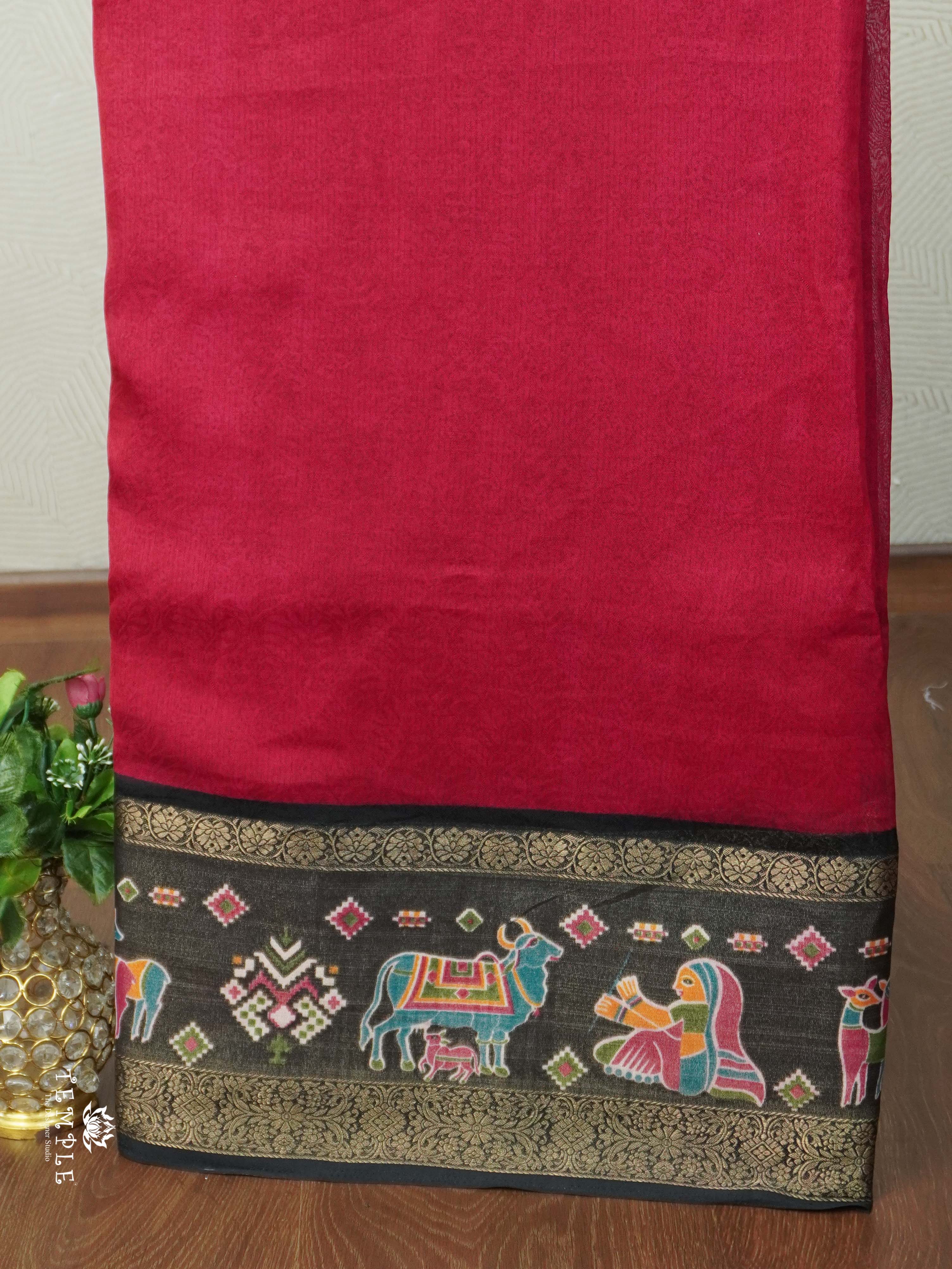 Fancy Georgette Saree | TTDS2605