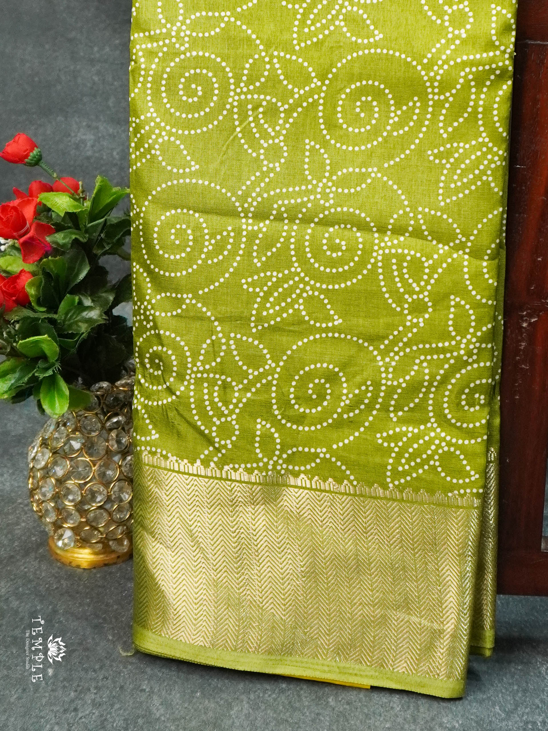 Printed Dola Saree | TTDS1632