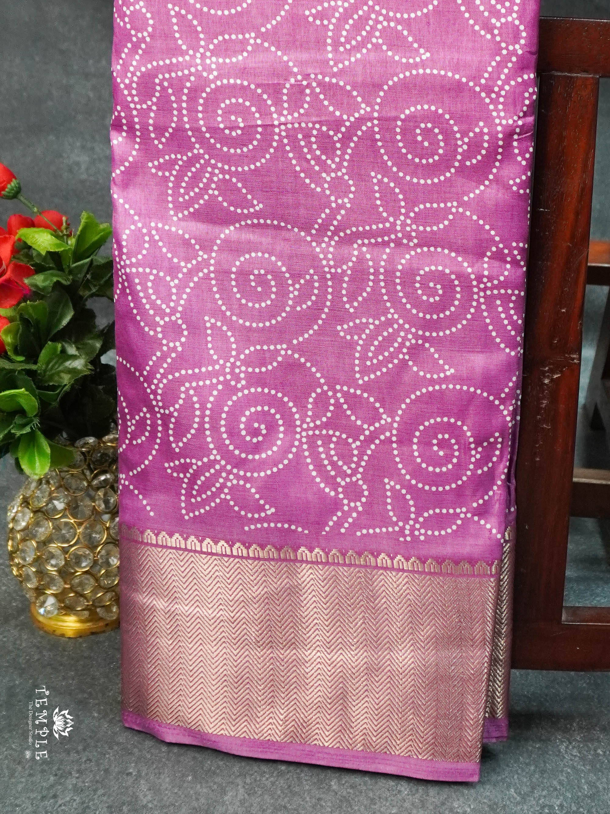 Printed Dola Saree | TTDS1632