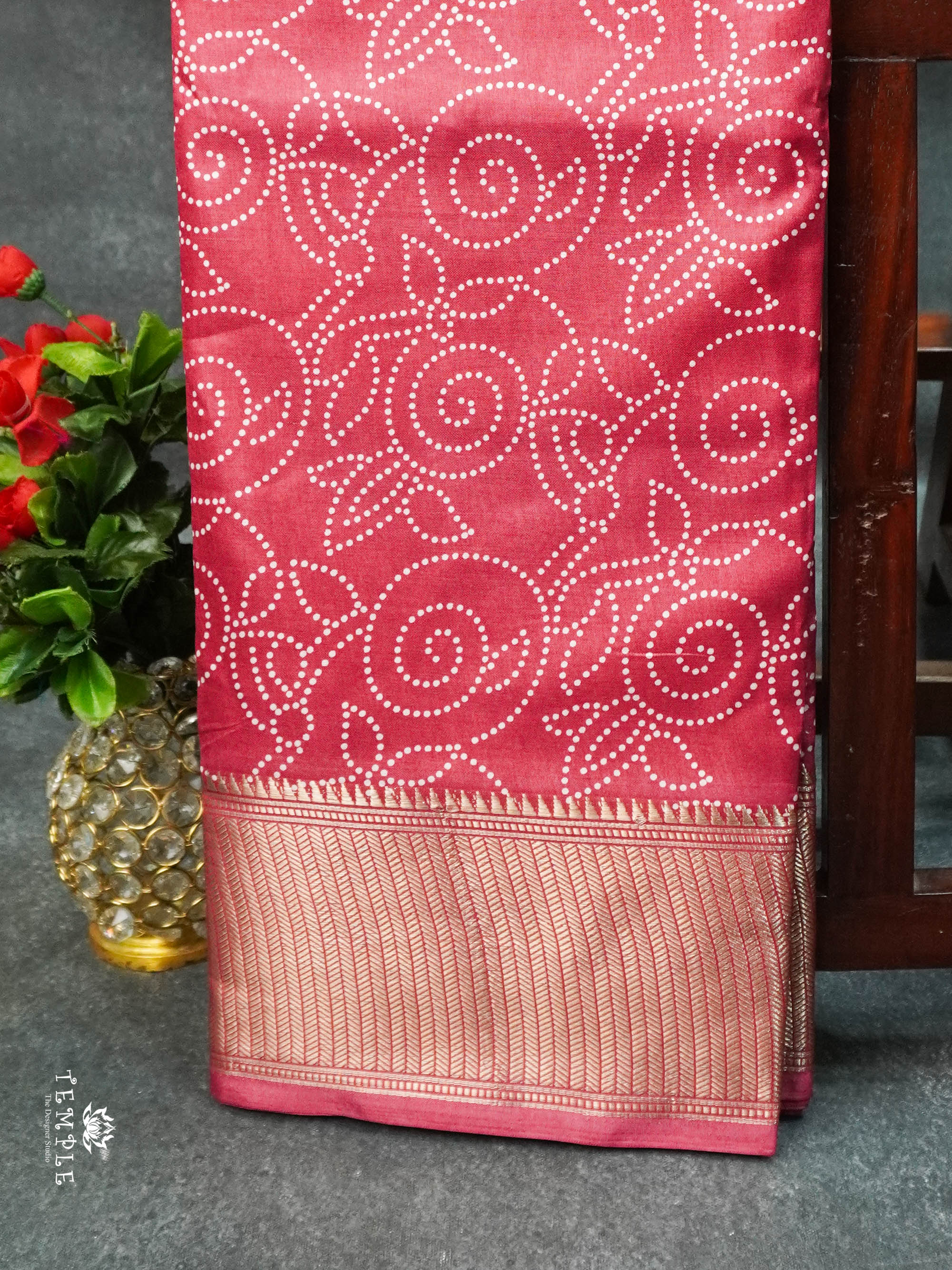 Printed Dola Saree | TTDS1632