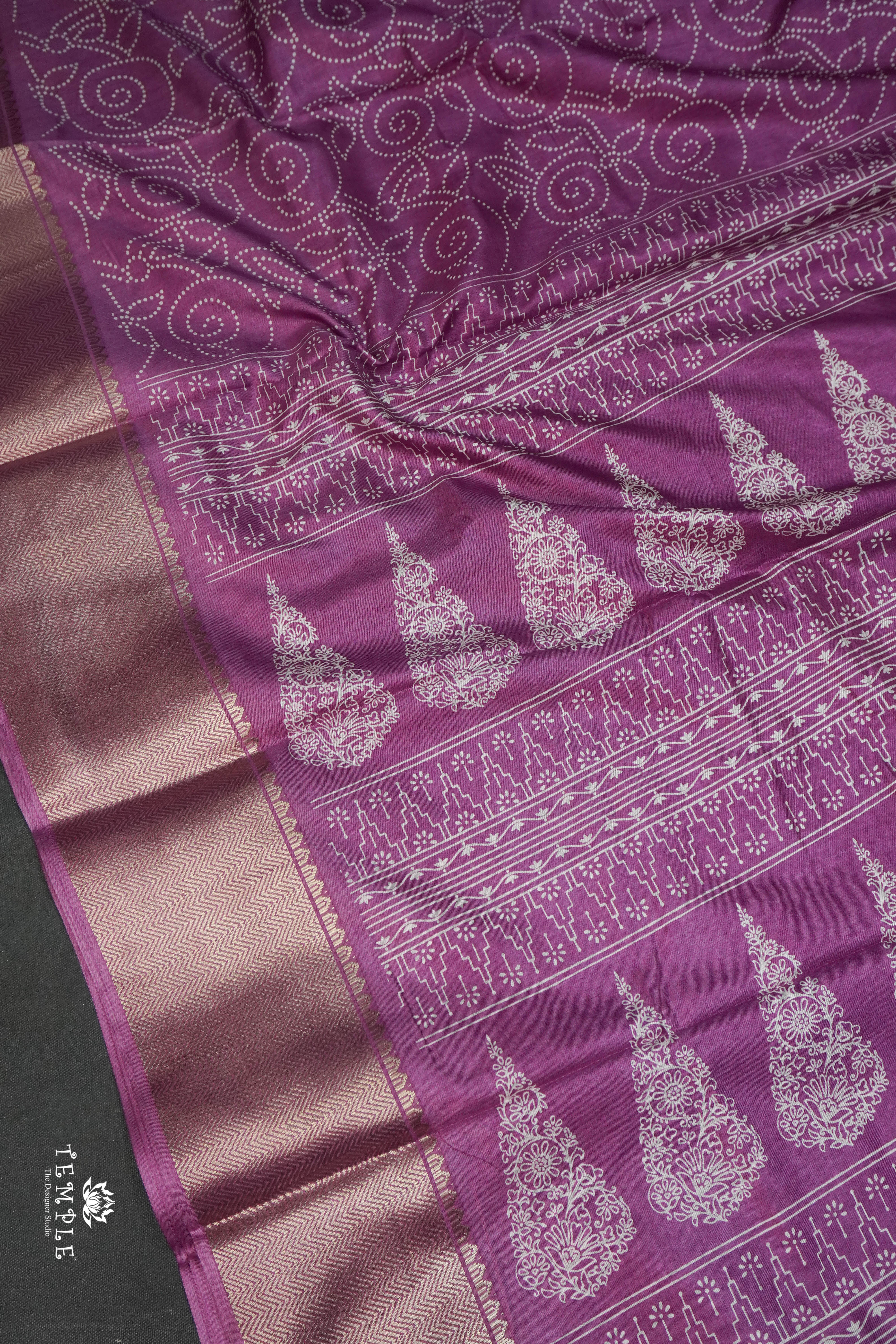 Printed Dola Saree | TTDS1632